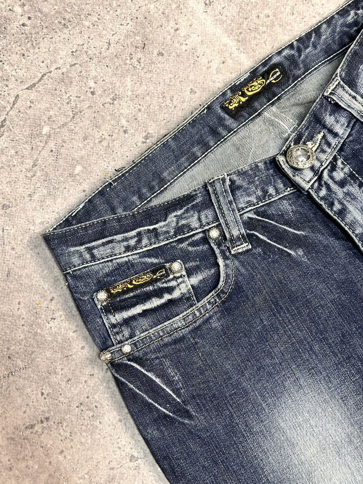 Roberto Cavalli Roberto Cavalli blue denim pants vintage y2k Size 28" / US 6 / IT 42 - 6 Thumbnail