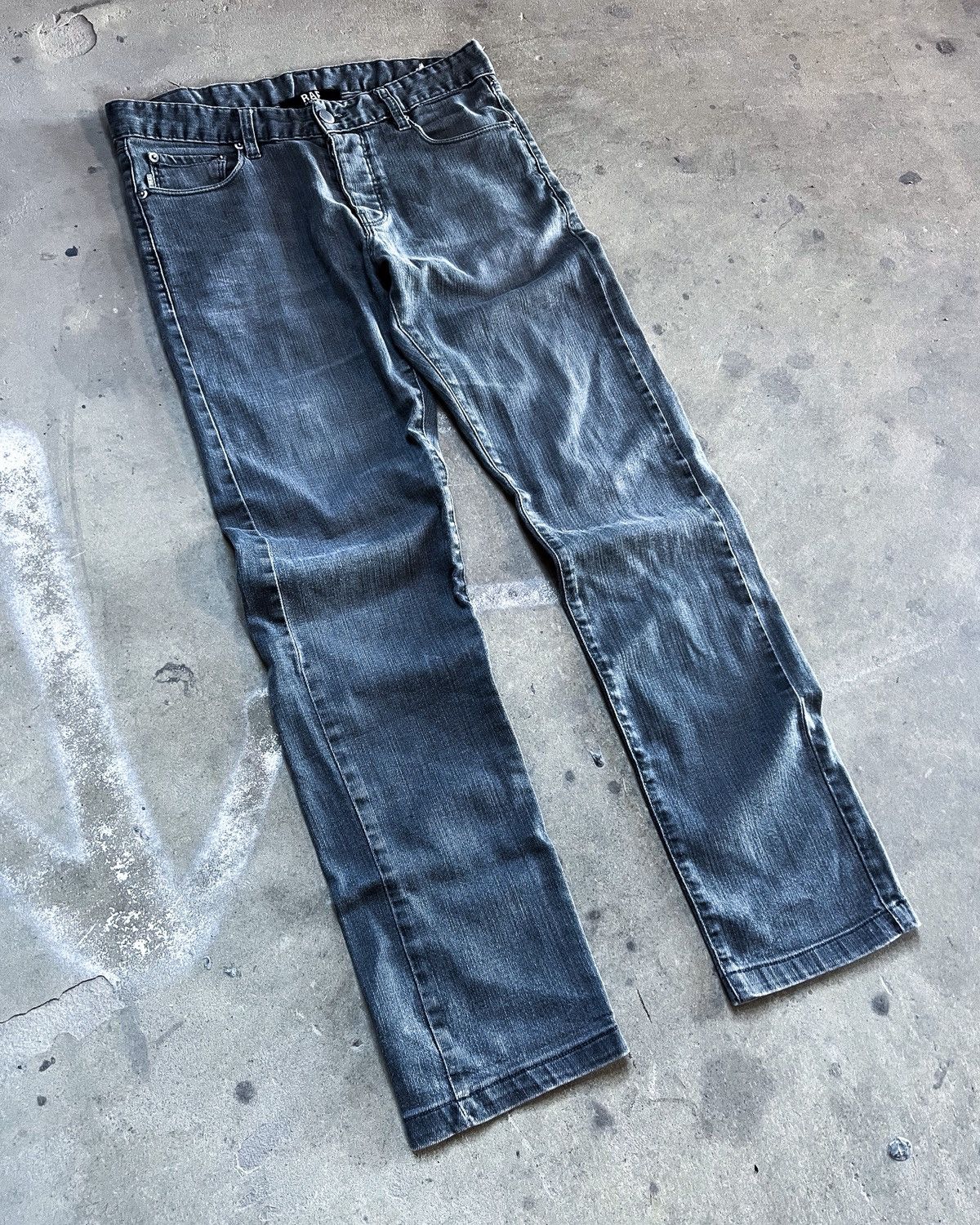 Raf Simons S/S11 WASHED GREY DENIM Size US 30 / EU 46 - 3 Thumbnail