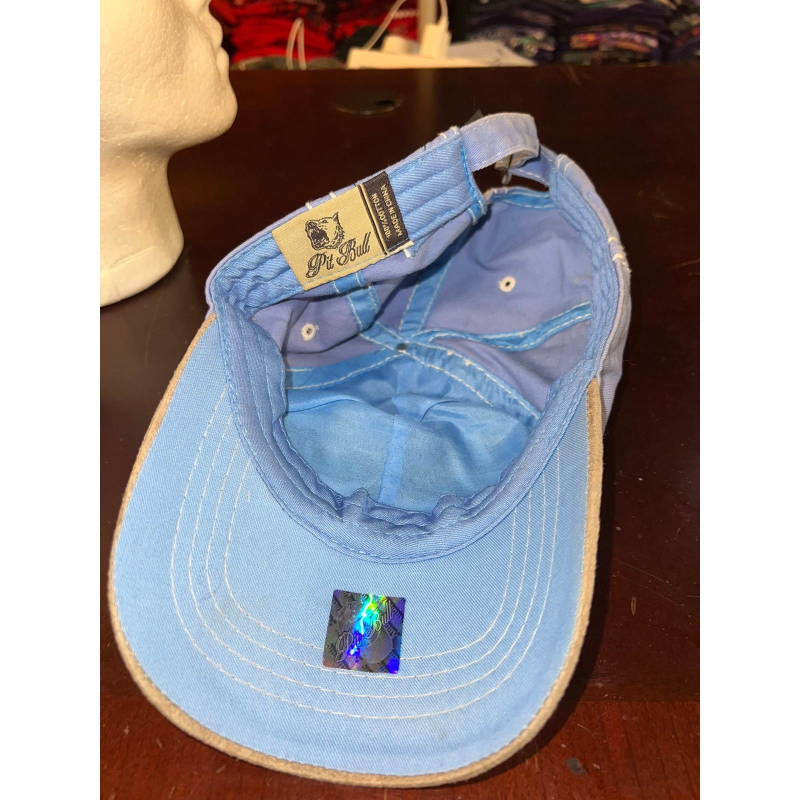 Vintage Vintage Houston Texas Hat TX Star Blue Cap Headwear OS Size ONE SIZE - 7 Thumbnail