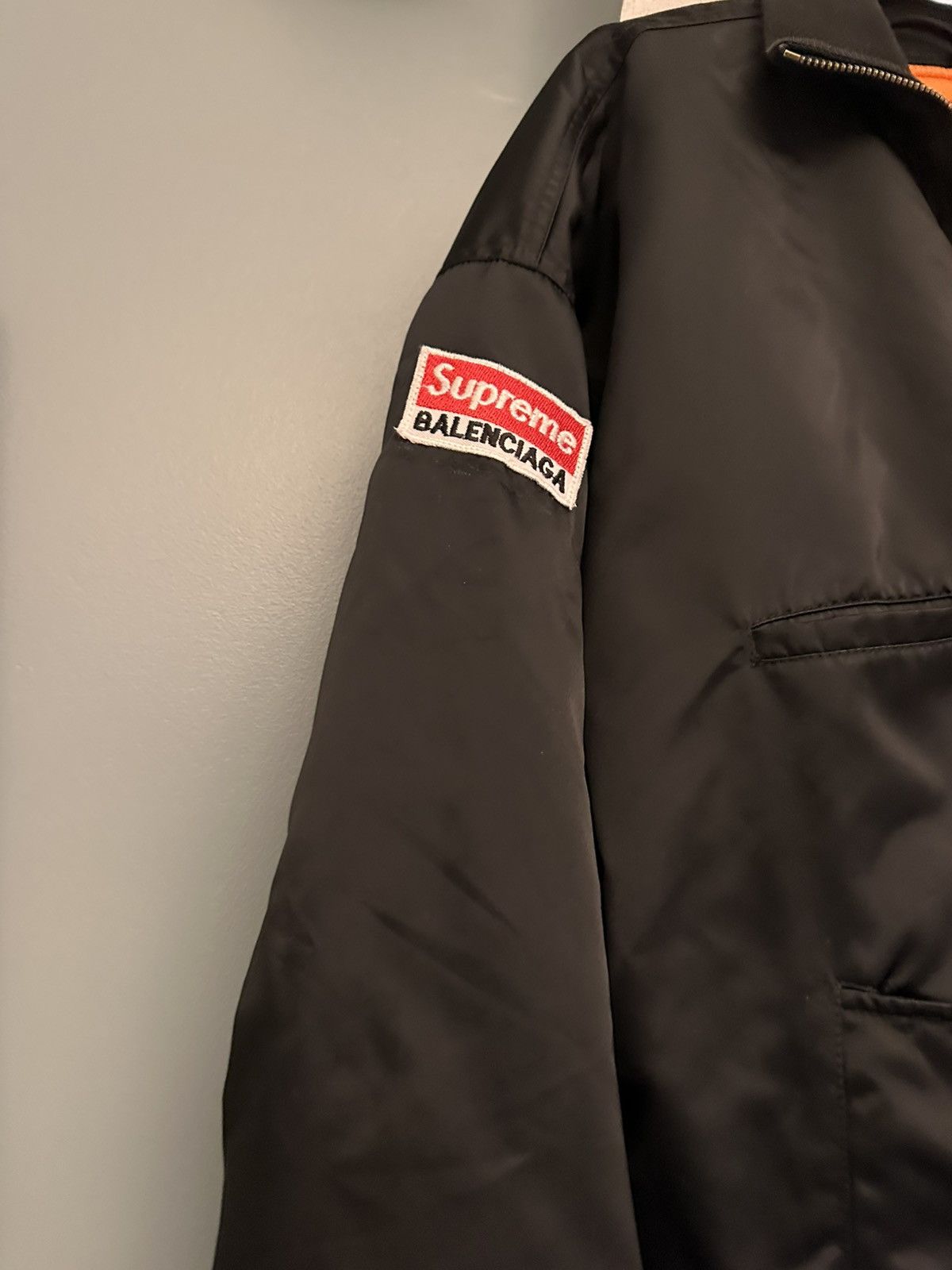 Balenciaga Balenciaga Mens Bomber Jacket with Orange Lining Size US S / EU 44-46 / 1 - 13 Thumbnail