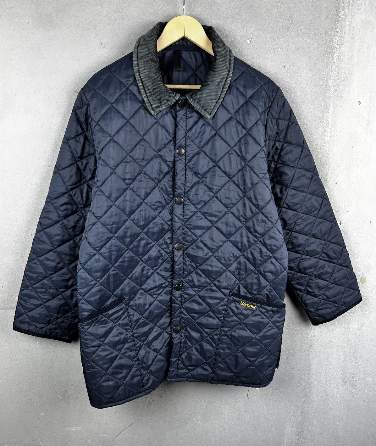 Barbour Vintage Barbour Liddesdale Quilted Men's Jacket Navy M Size US L / EU 52-54 / 3 - 2 Thumbnail