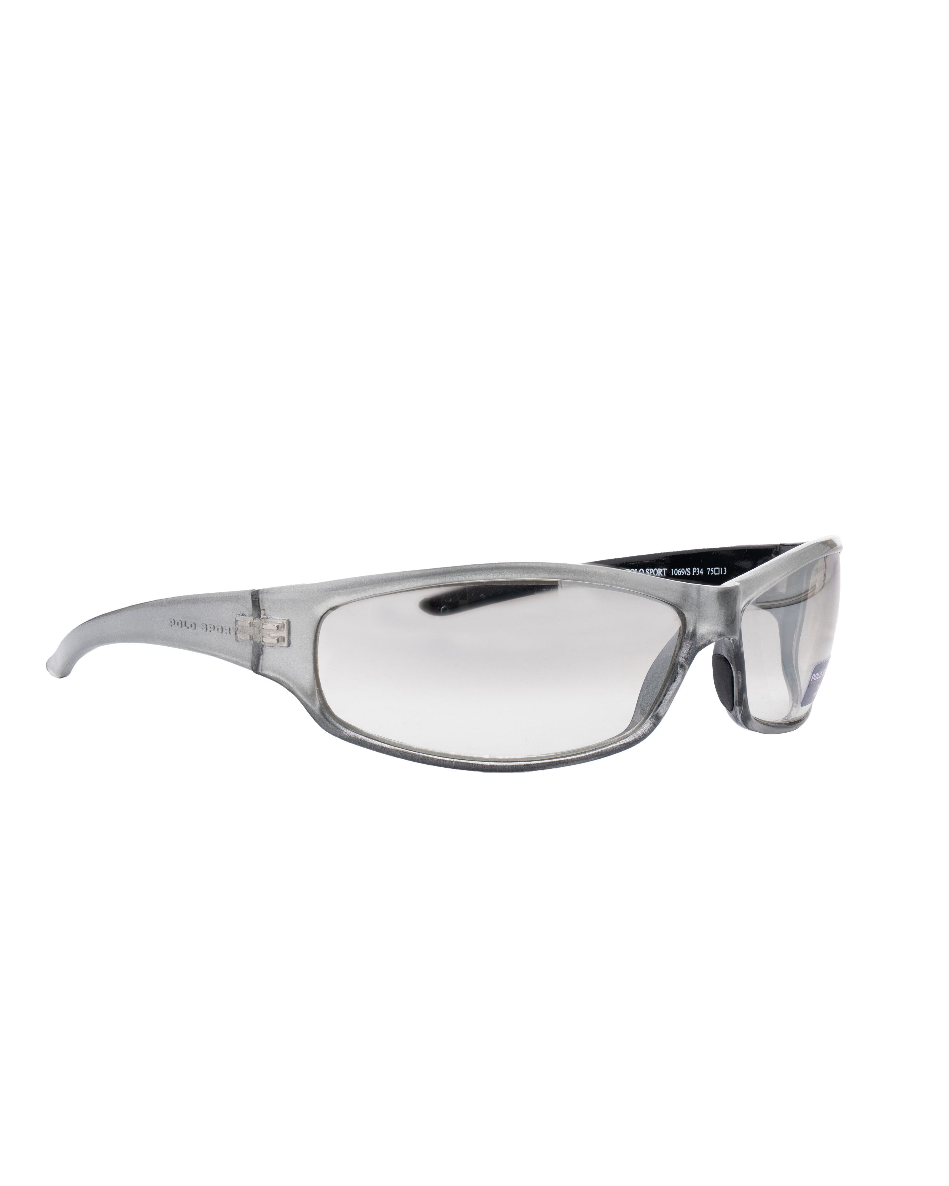 Polo Ralph Lauren Polo Sport Ralph Lauren '90s Transparent Gray Sunglasses Size ONE SIZE - 3 Thumbnail