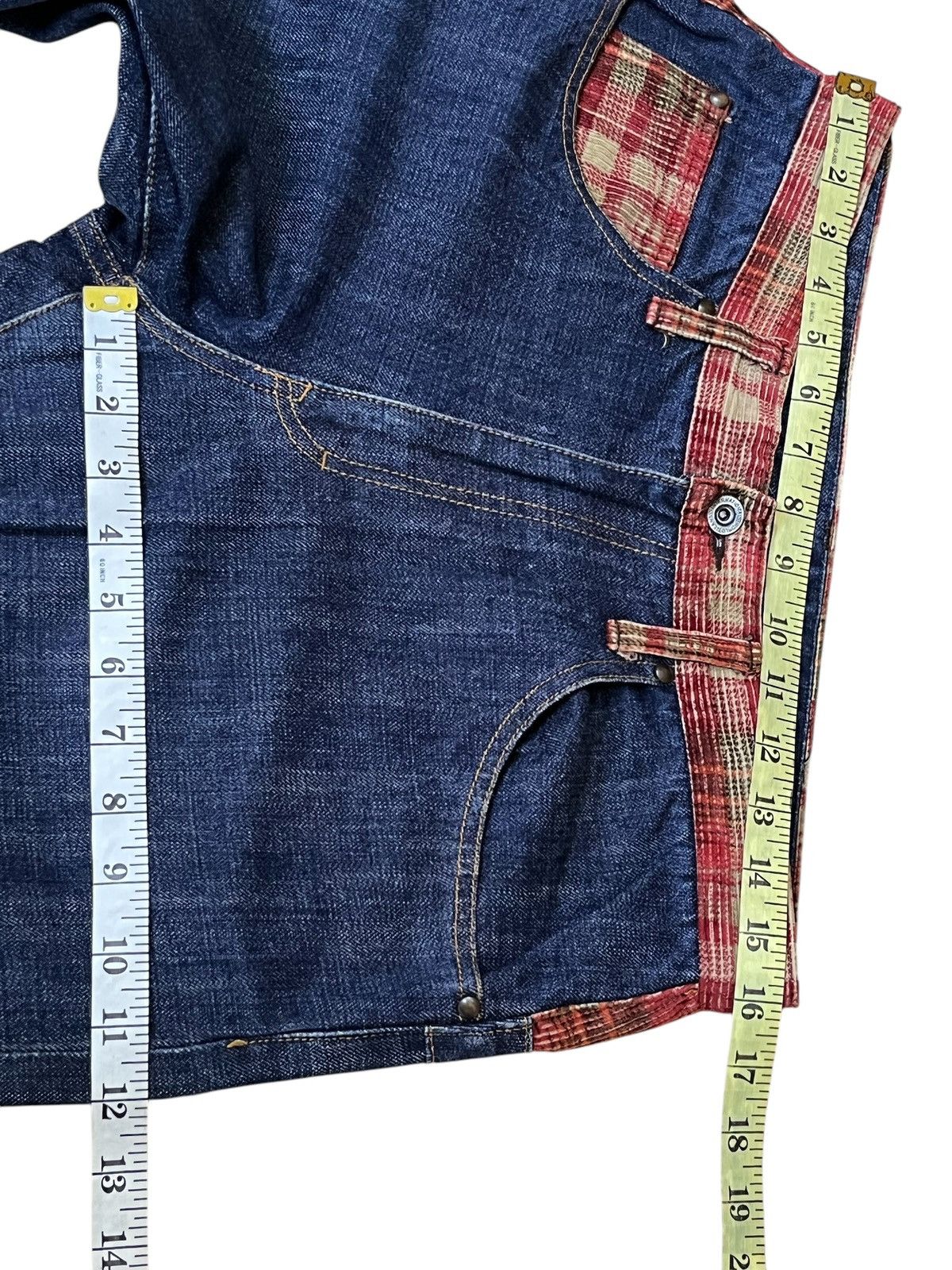 Japanese Brand SICK🔥JAPANESE BRAND CONCAVE ATTEMPT DOUBLE WAIST JEANS Size US 32 / EU 48 - 13 Thumbnail