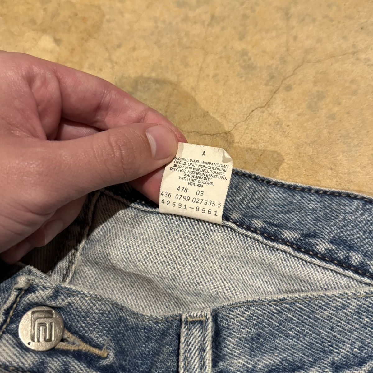 Levi's 1990s Levi’s L2 Silver Tab Distressed Baggy Carpenter Jeans Size US 36 / EU 52 - 13 Thumbnail