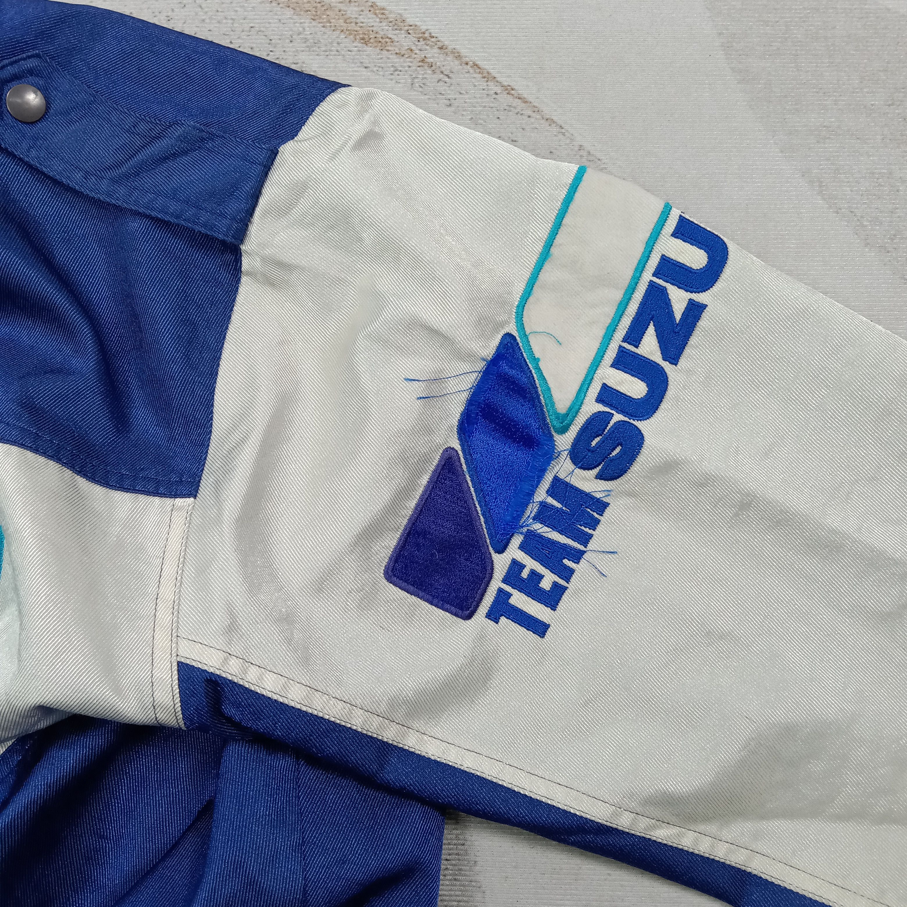 Japanese Brand Vintage 90's Team Suzuki Racing Reversible Jacket C269N10 Size US L / EU 52-54 / 3 - 5 Thumbnail
