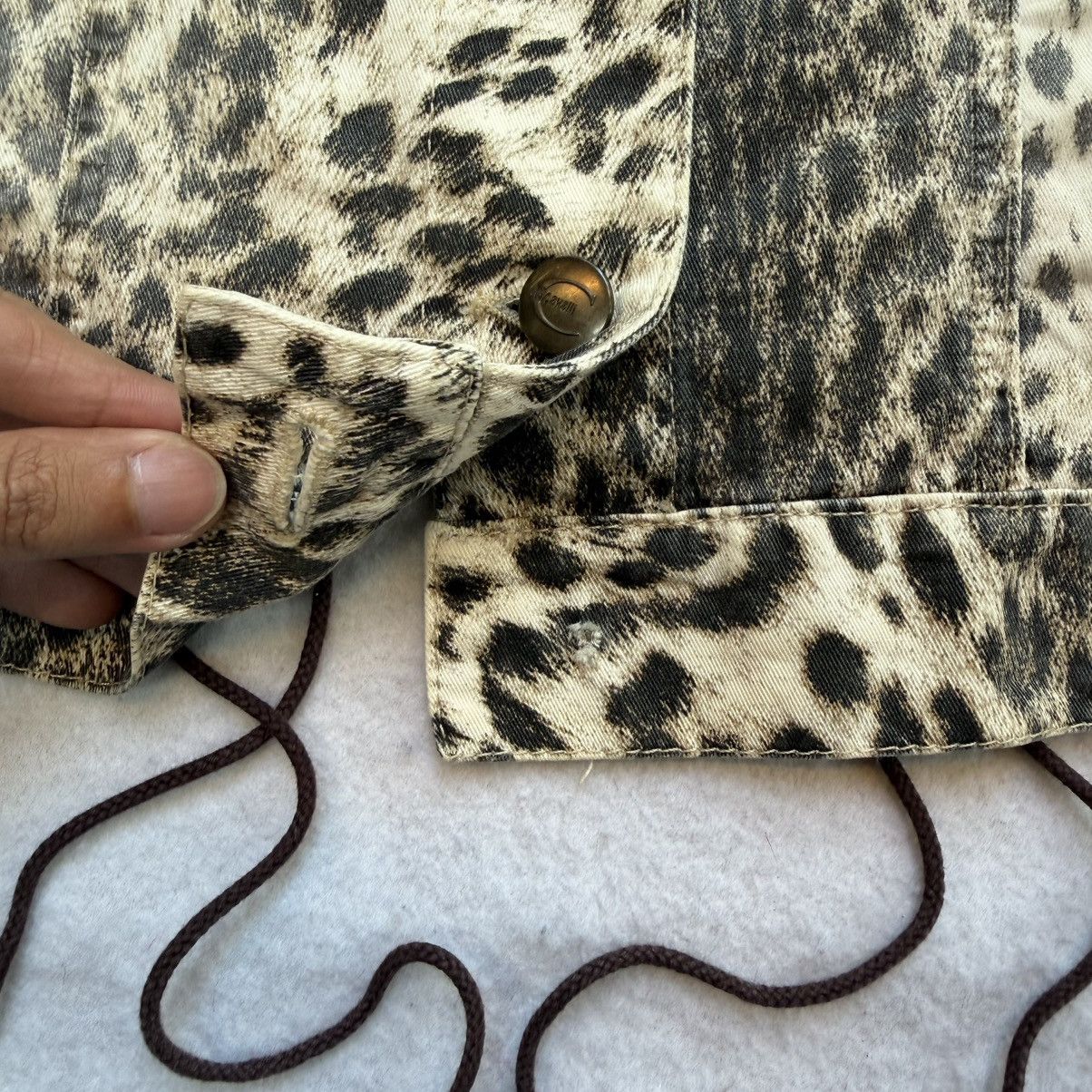 Just Cavalli 2000s Just Cavalli Back Laces Leopard Print Jacket Size XS / US 0-2 / IT 36-38 - 6 Thumbnail