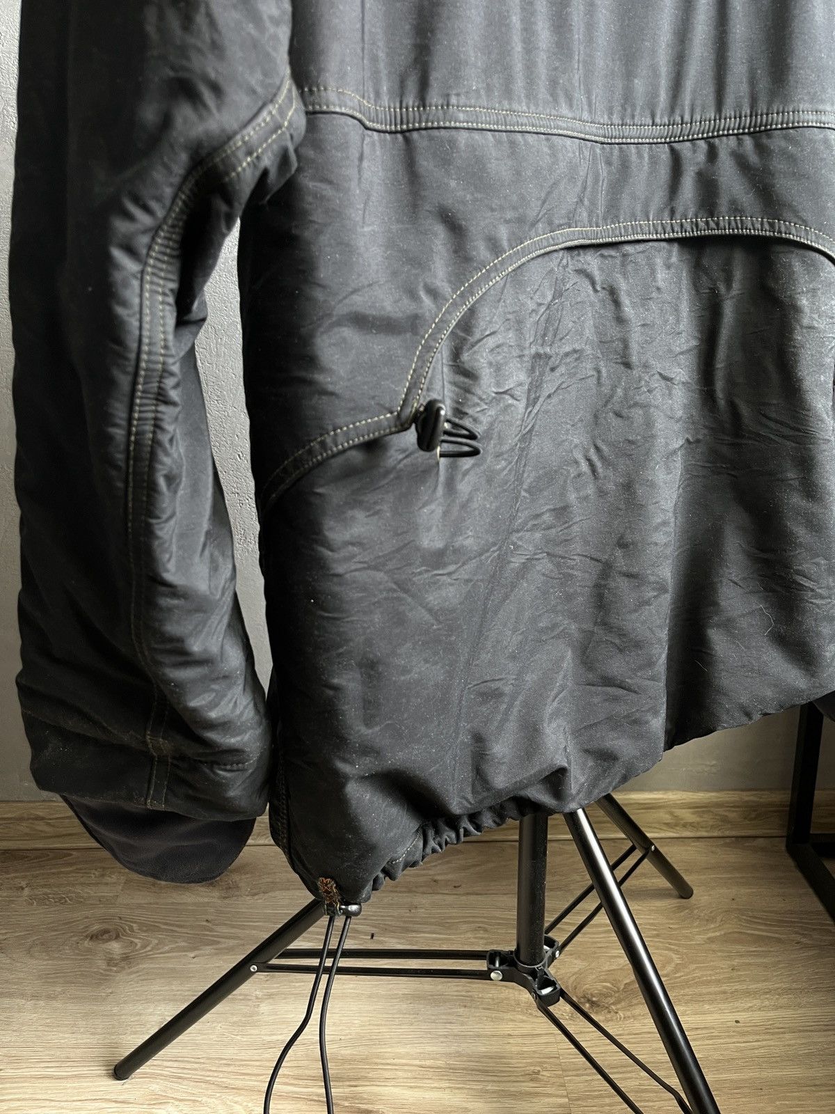 Maharishi Archive Maharishi AW99 Black Oiled Showerproof Anorak Smock Size US M / EU 48-50 / 2 - 5 Thumbnail