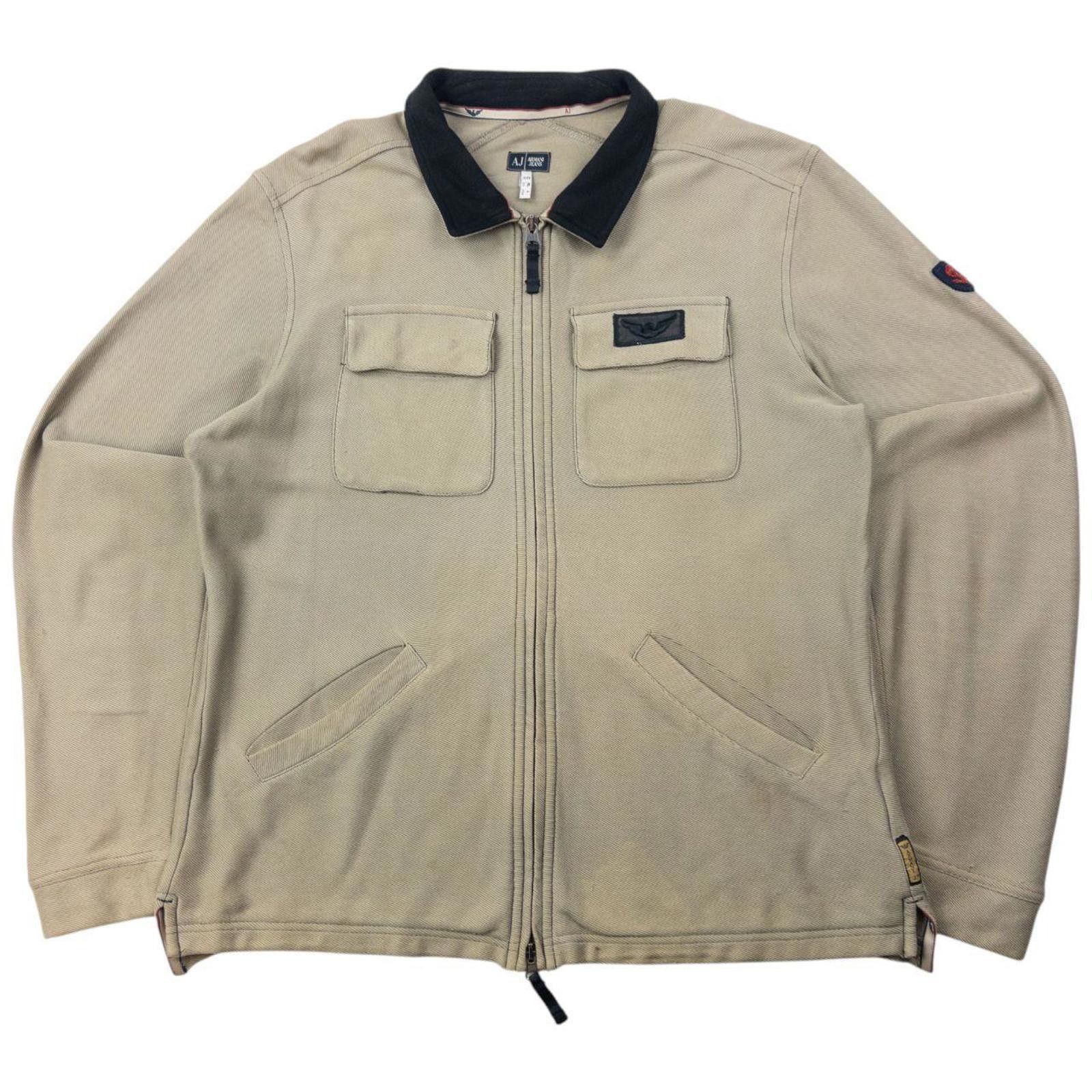 Other Vintage 2000s Armani Jeans Zip Up Jacket Size XL Size US XL / EU 56 / 4 - 1 Thumbnail