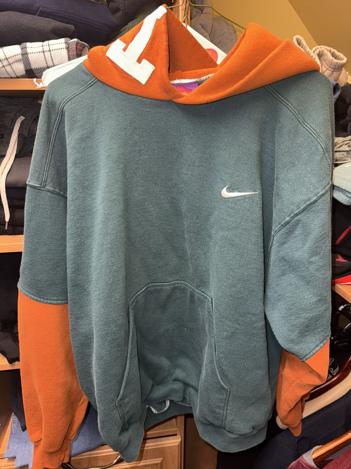 Nike Nike 1of1 Custom Defective Garments Nike Hoodie Rare Y2K Size US L / EU 52-54 / 3 - 2 Thumbnail