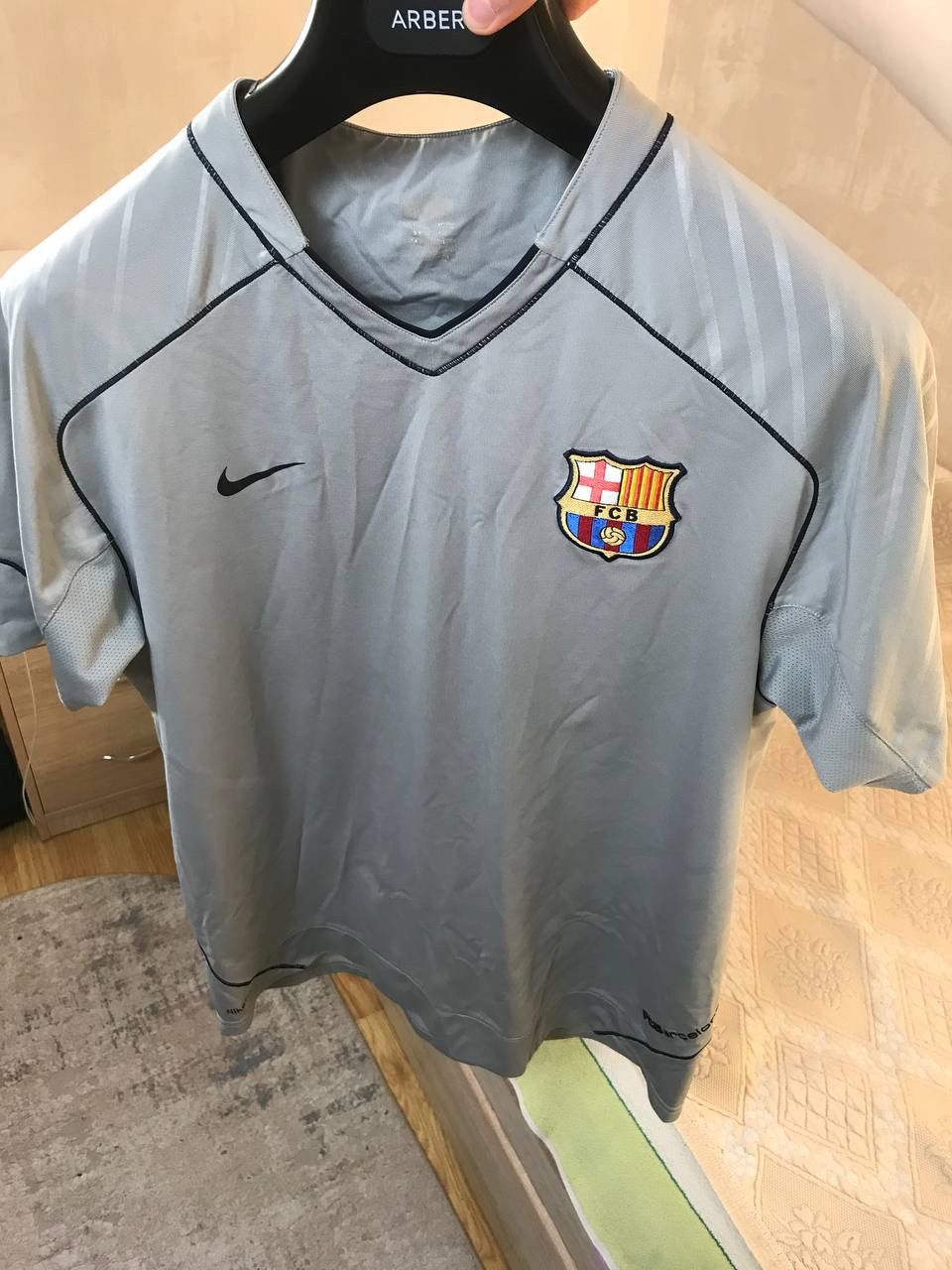 Nike 🔥 2007 2008 FC Barcelona Nike Training Jersey T Shirt Soccer Size US M / EU 48-50 / 2 - 7 Thumbnail