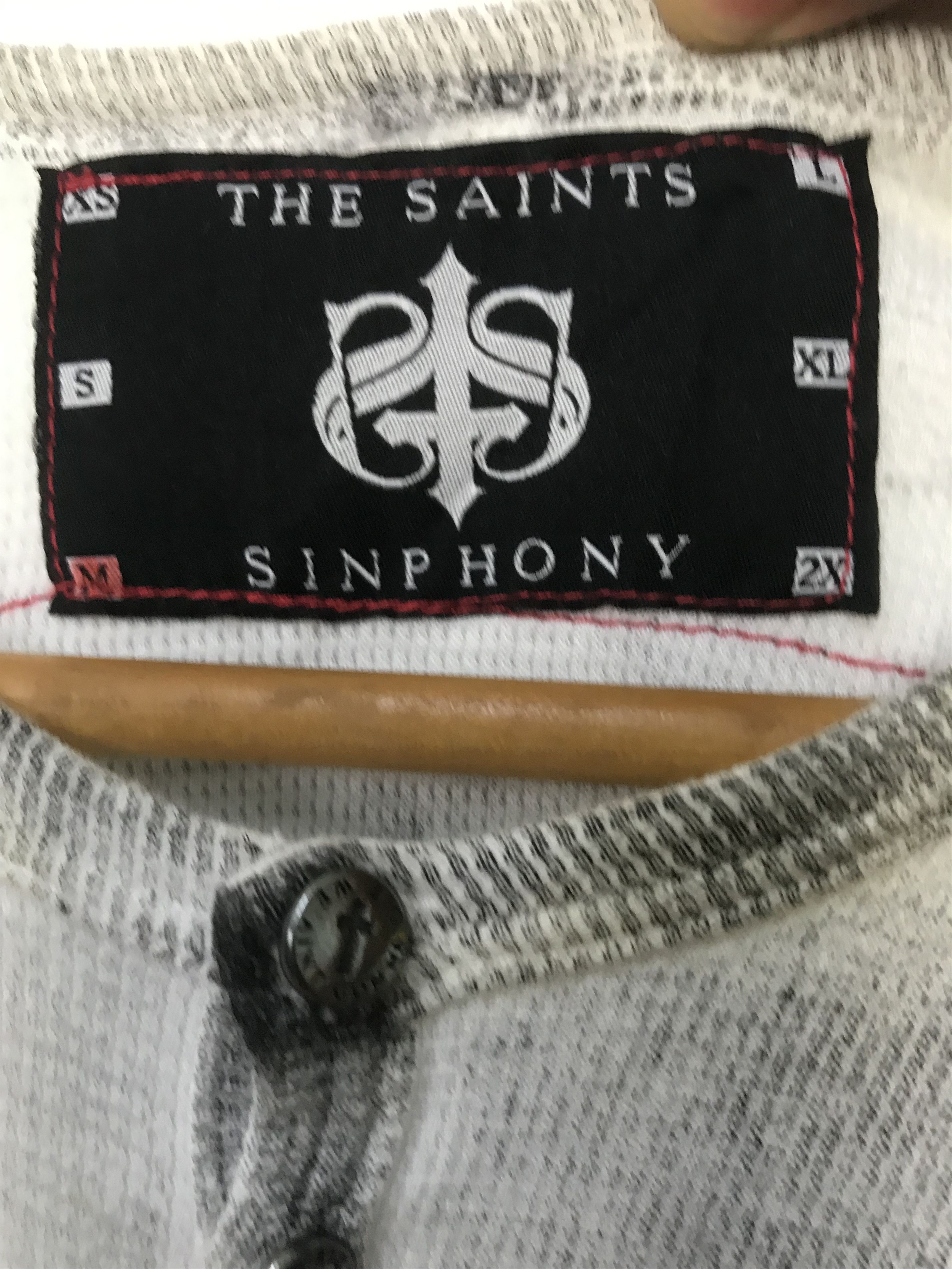 If Six Was Nine The Saint Sinphony distress Long Sleeve Size US XS / EU 42 / 0 - 10 Thumbnail