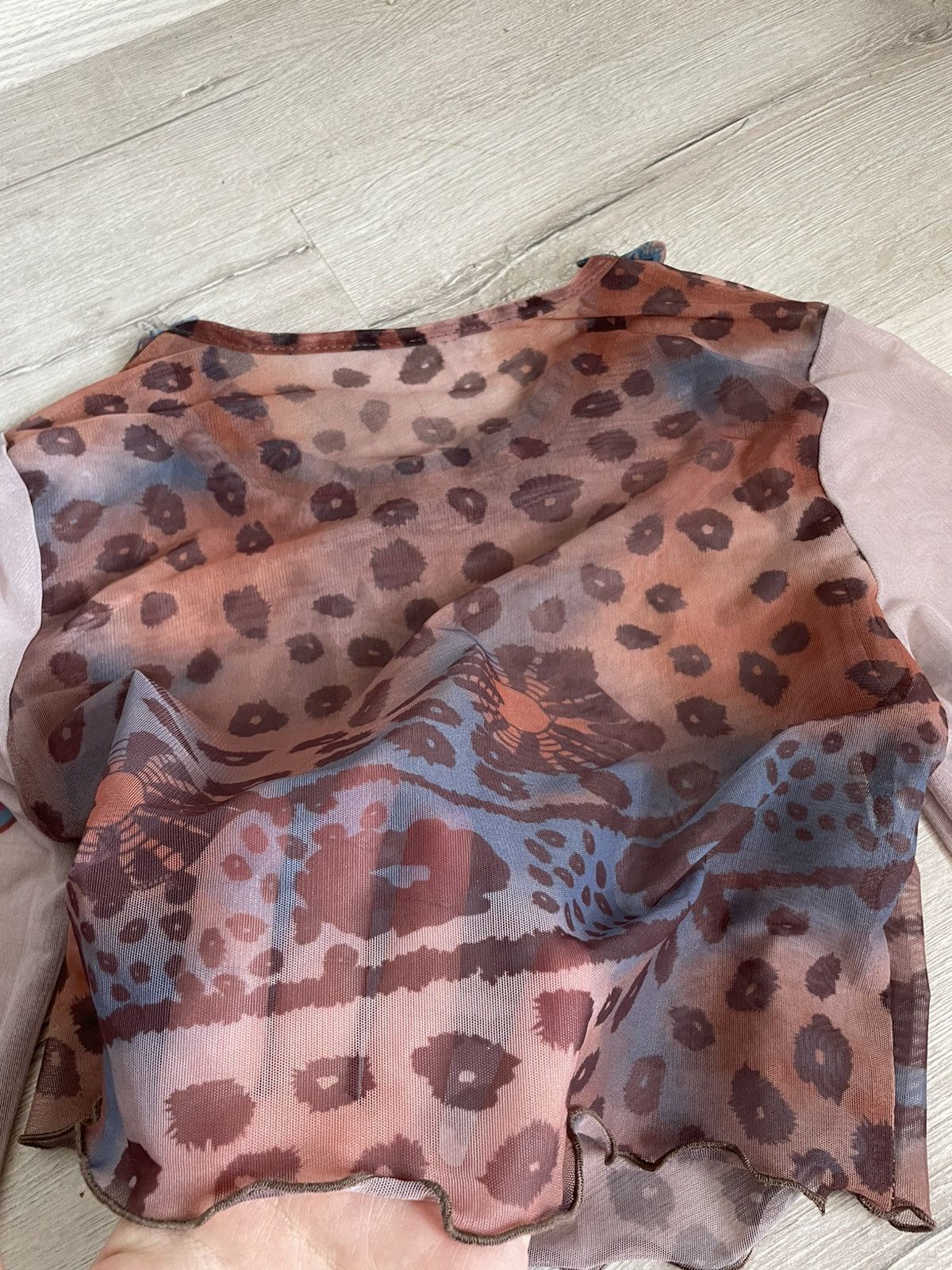 Hysteric Glamour Rare Vintage Mesh Top Leopard Jean Paul Gaultier Style Y2k Size S / US 4 / IT 40 - 7 Thumbnail