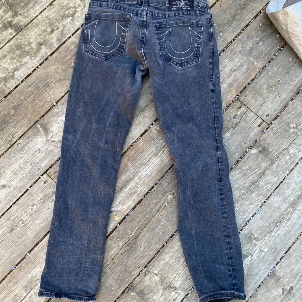 True Religion True Religion Jeans Size 33 Geno Relaxed Slim Gray Size US 33 - 4 Thumbnail