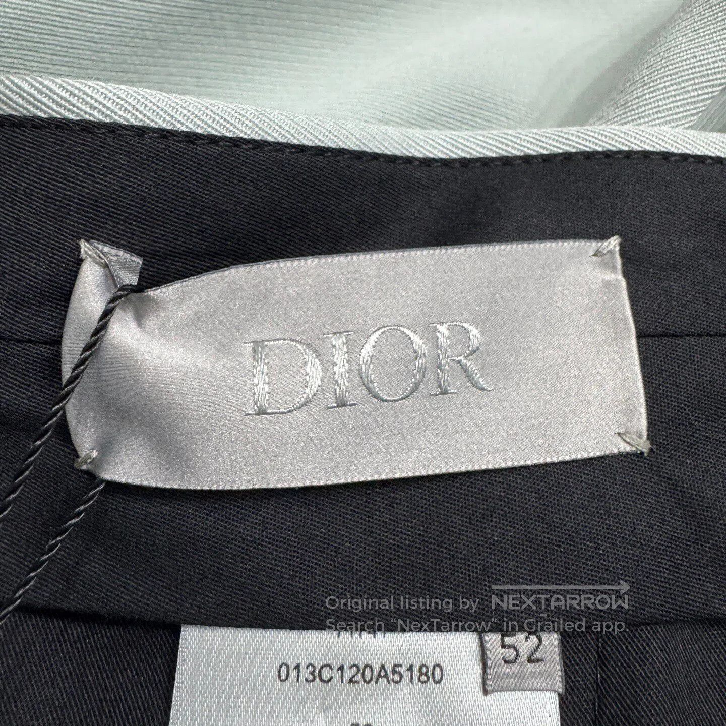 Dior Dior Solid-color wool casual pants| Size US 36 / EU 52 - 3 Thumbnail