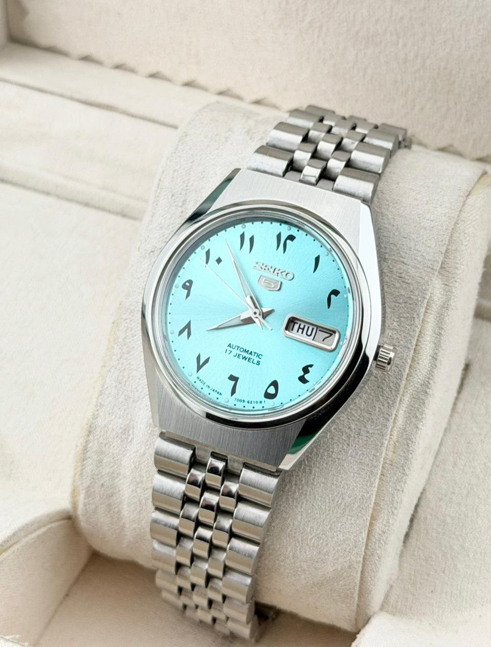 Seiko Vintage Seiko 5 Arabic Men's Wrist Automatic Watch Size 36 - 5 Thumbnail