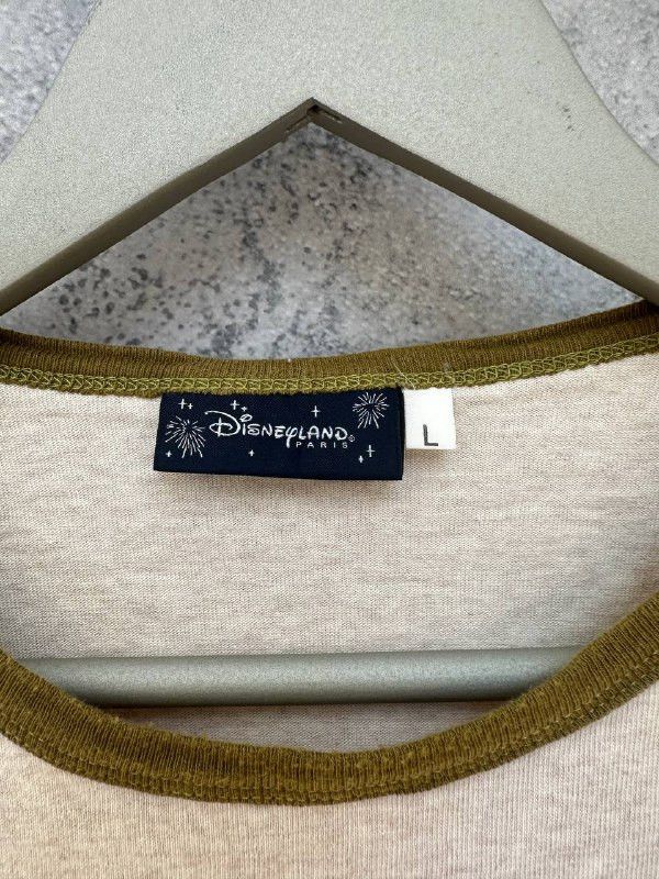 Disney Disneyland Paris Happy Vintage T-Shirt Beige Seven Dwarfs Size US L / EU 52-54 / 3 - 11 Thumbnail