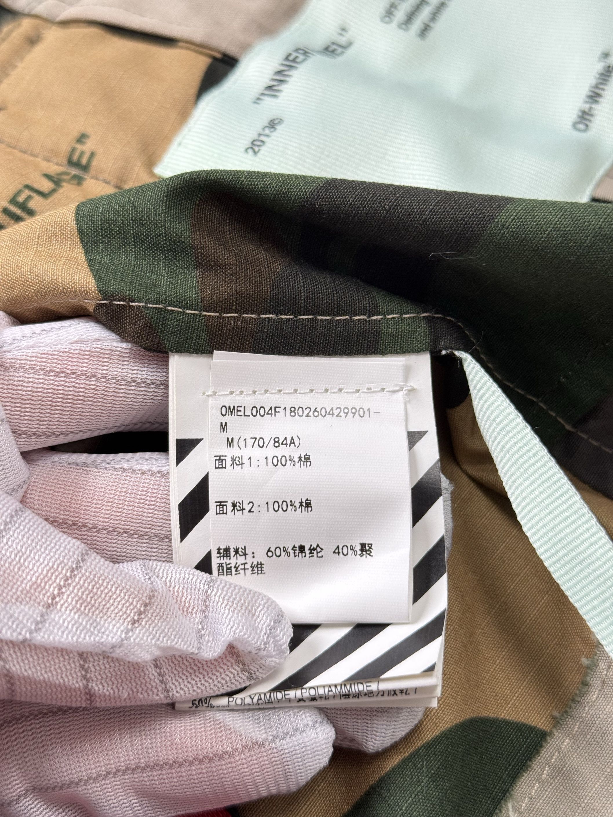 Off-White New with Tag* OFF-WHITE™ RECONSTR CAMO FIELD JACKET Size US M / EU 48-50 / 2 - 15 Thumbnail