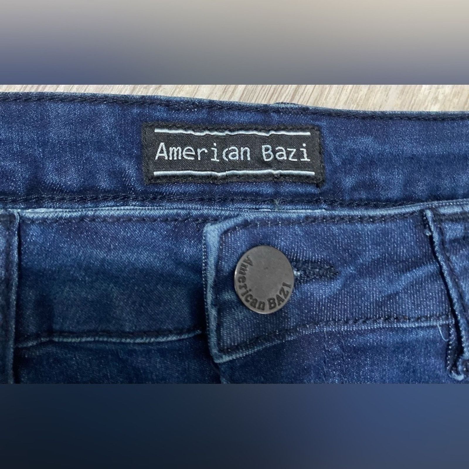 Other American Bazi | Dark Wash Mid Rise Skinny Jeans RJL-467 | 5 Size 25" / US 0 / IT 36 - 5 Thumbnail