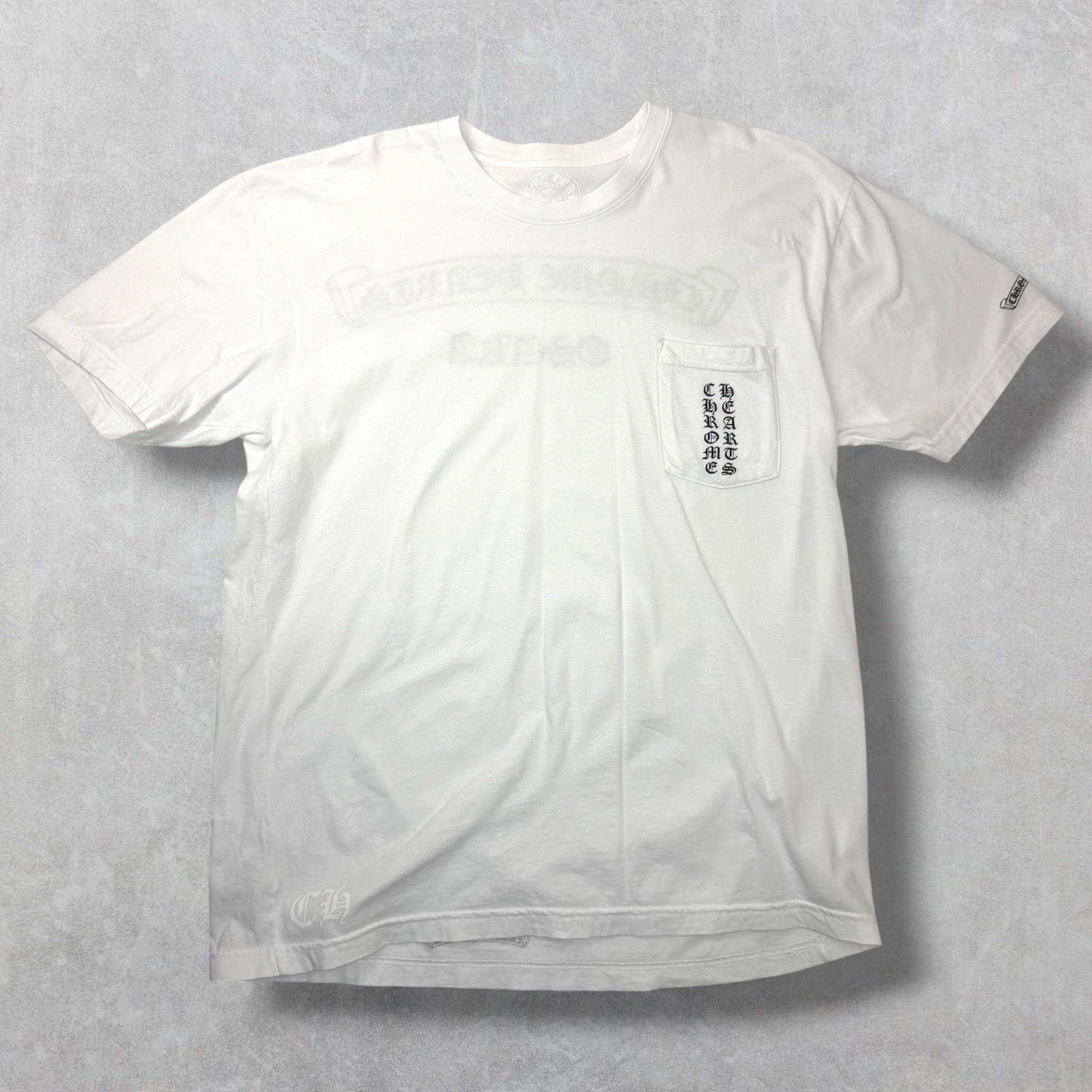Chrome Hearts Chrome Hearts Osaka Scroll Logo Tee White XL Size US XL / EU 56 / 4 - 2 Thumbnail
