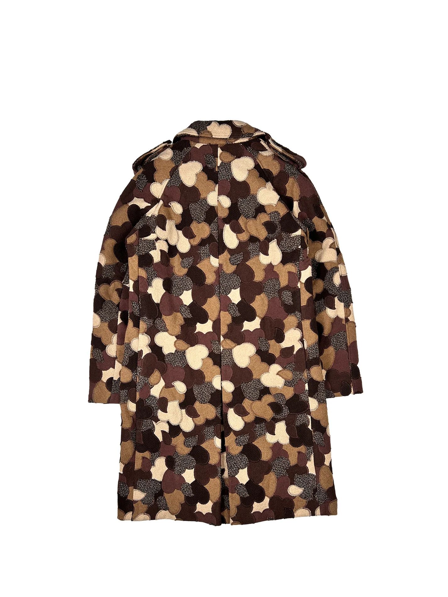 Number (N)ine AW2003 "Touch Me I'm Sick" Heart Patchwork Coat Size US L / EU 52-54 / 3 - 2 Thumbnail