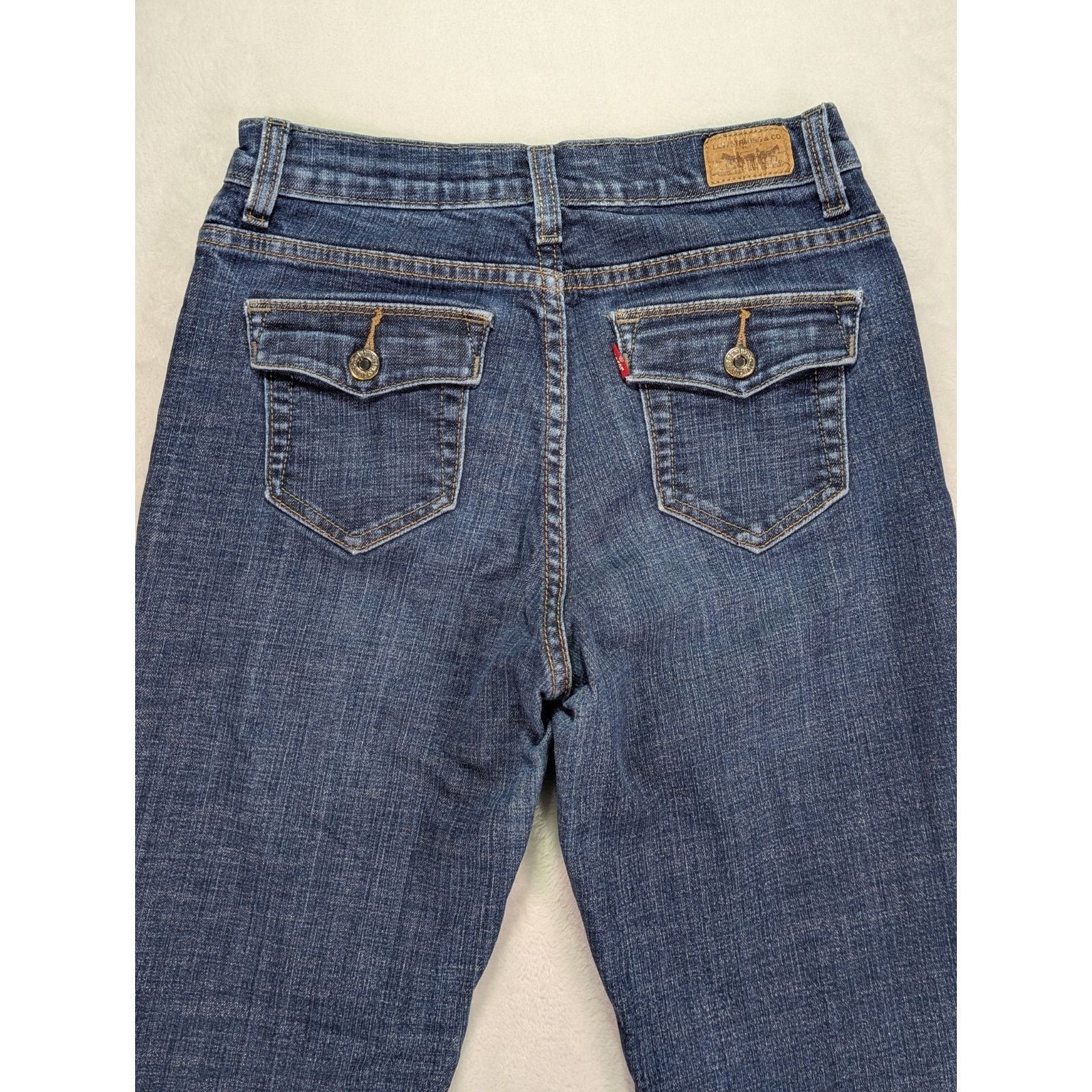 Levi's 512 Bootcut Jeans Sz 6 S/C (Short/Curvy) Perfectly Slimming Size 28" / US 6 / IT 42 - 12 Thumbnail