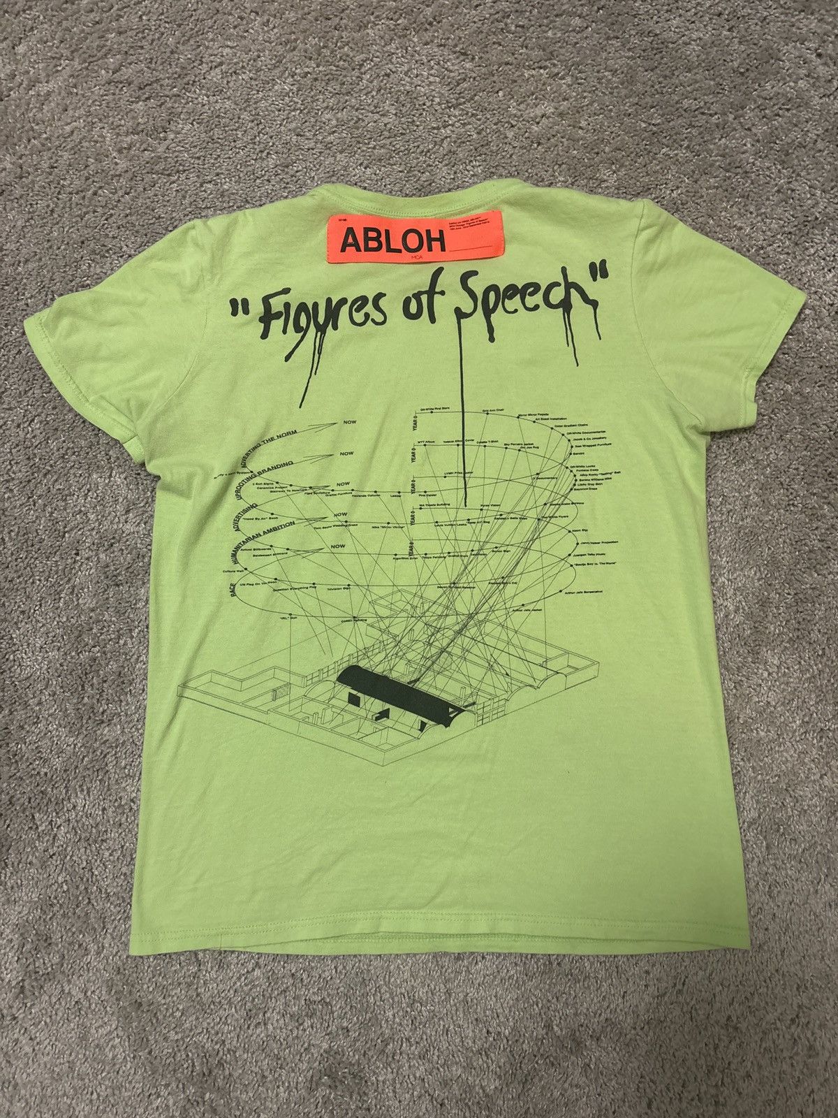 Off-White Off-White Virgil Abloh MCA Chicago “Figures of Speech” Tee Size US S / EU 44-46 / 1 - 4 Thumbnail