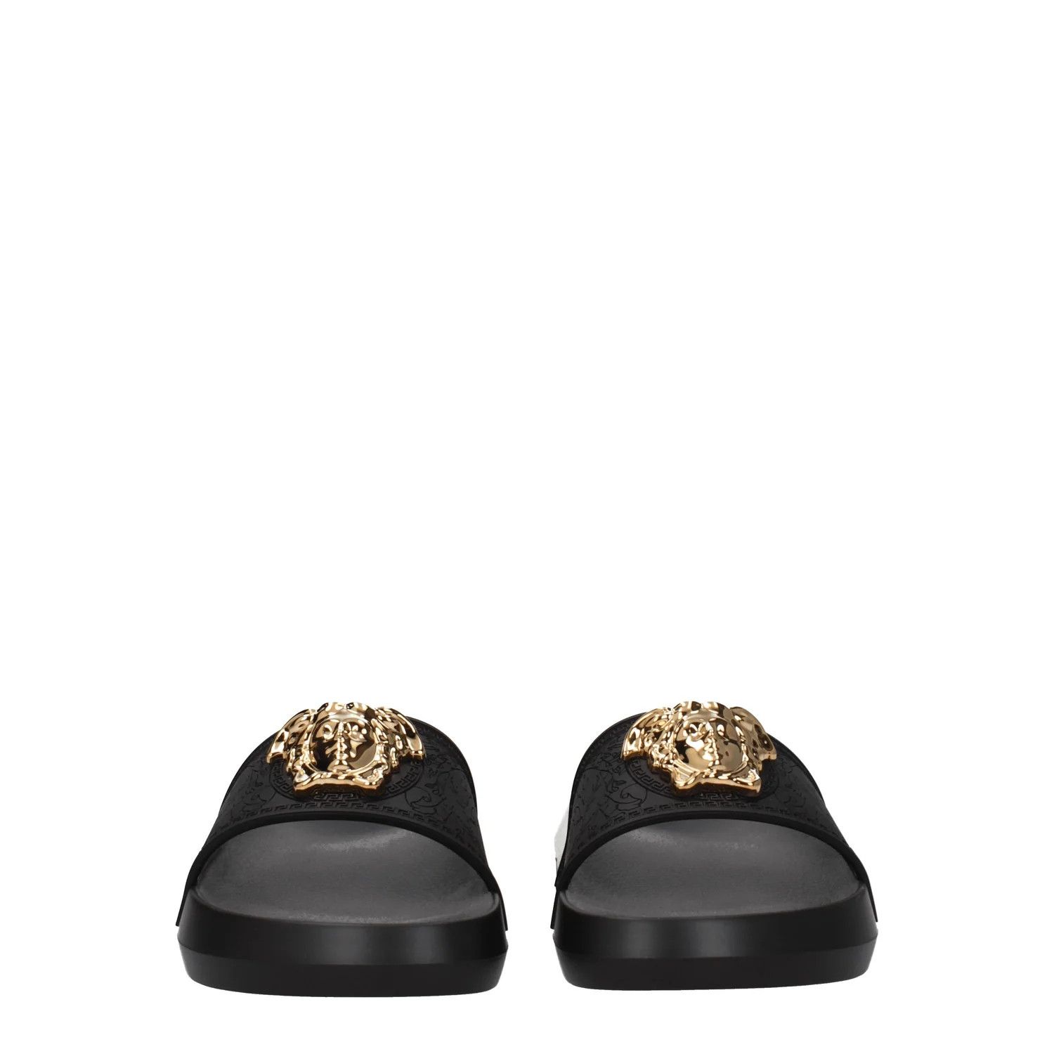 Versace ob1o1e0125 Rubber Slippers in Black Size US 5 / IT 35 - 3 Thumbnail