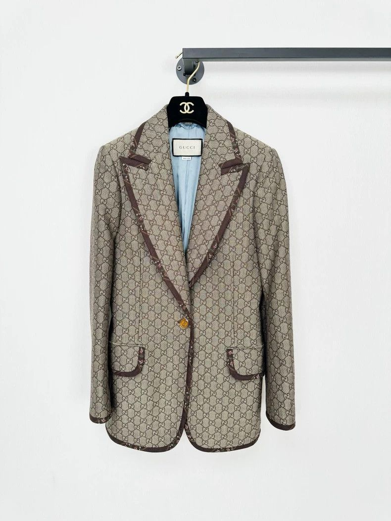 Gucci Gucci Size 38 Old flower coat size 38 2502-Nextarrow Size US XXS / EU 40 - 1 Thumbnail
