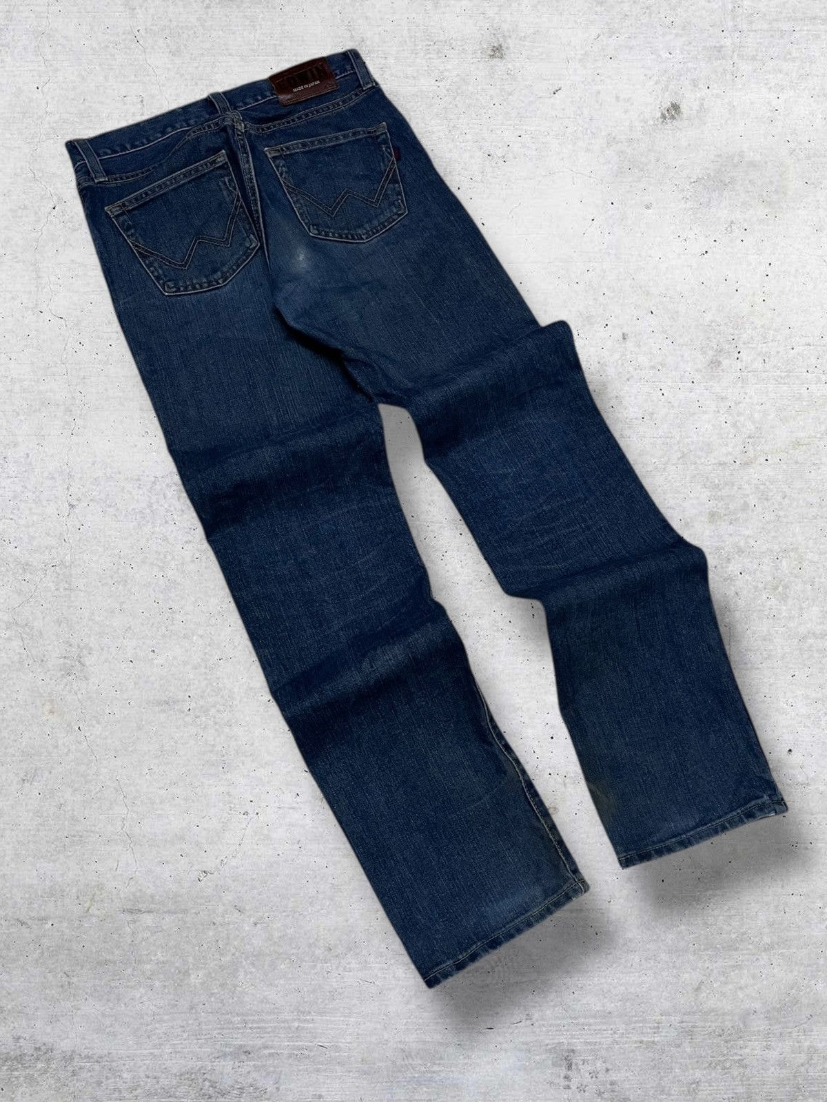 Edwin VINTAGE EDWIN 403 JAPAN DESIGNER 90S OLD DISTRESSED DENIM Size US 29 - 9 Thumbnail