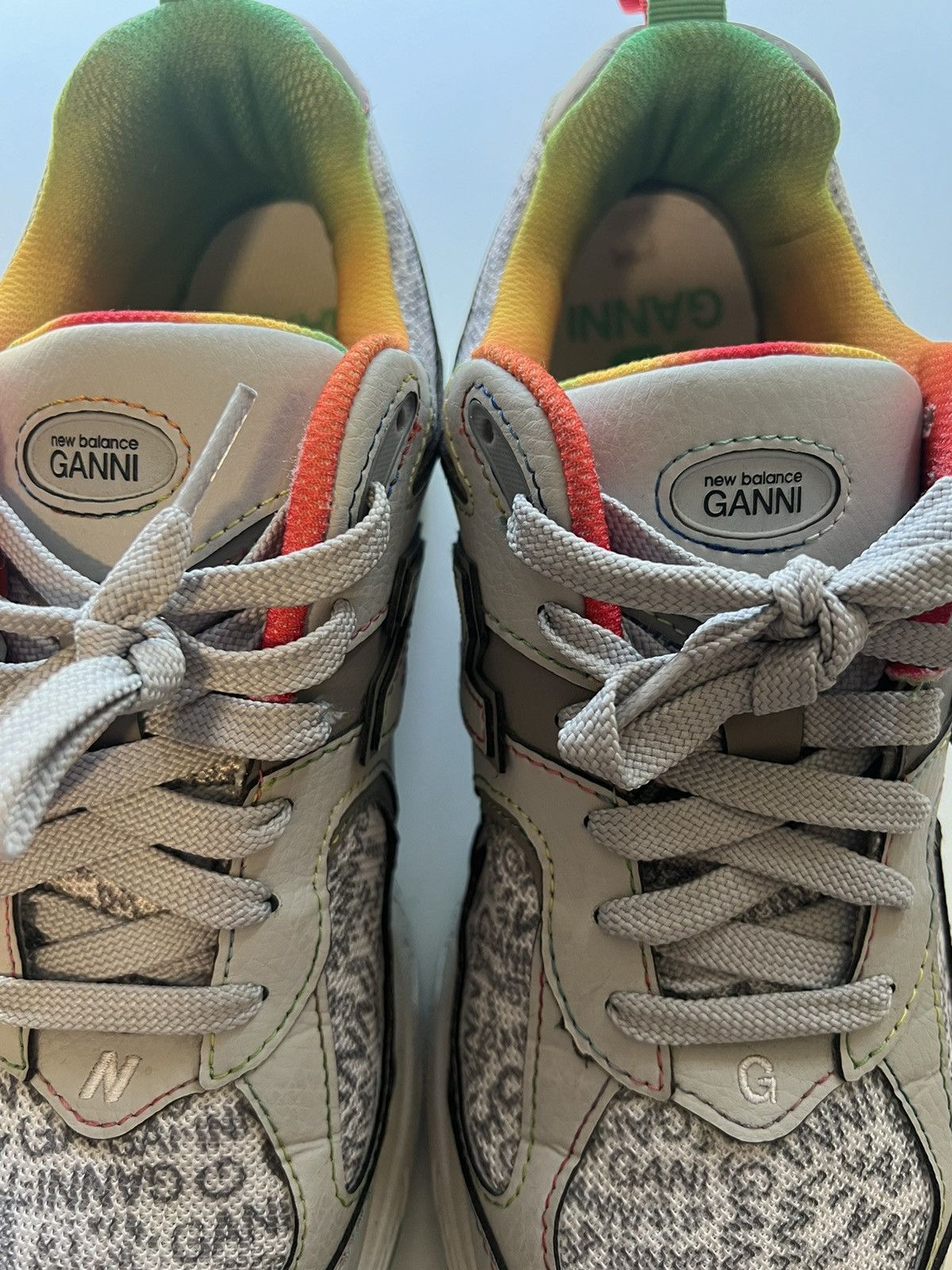 Gianni Valentino × New Balance New Balance x Ganni 2002R Rain Cloud Size US 9.5 / EU 42-43 - 12 Thumbnail