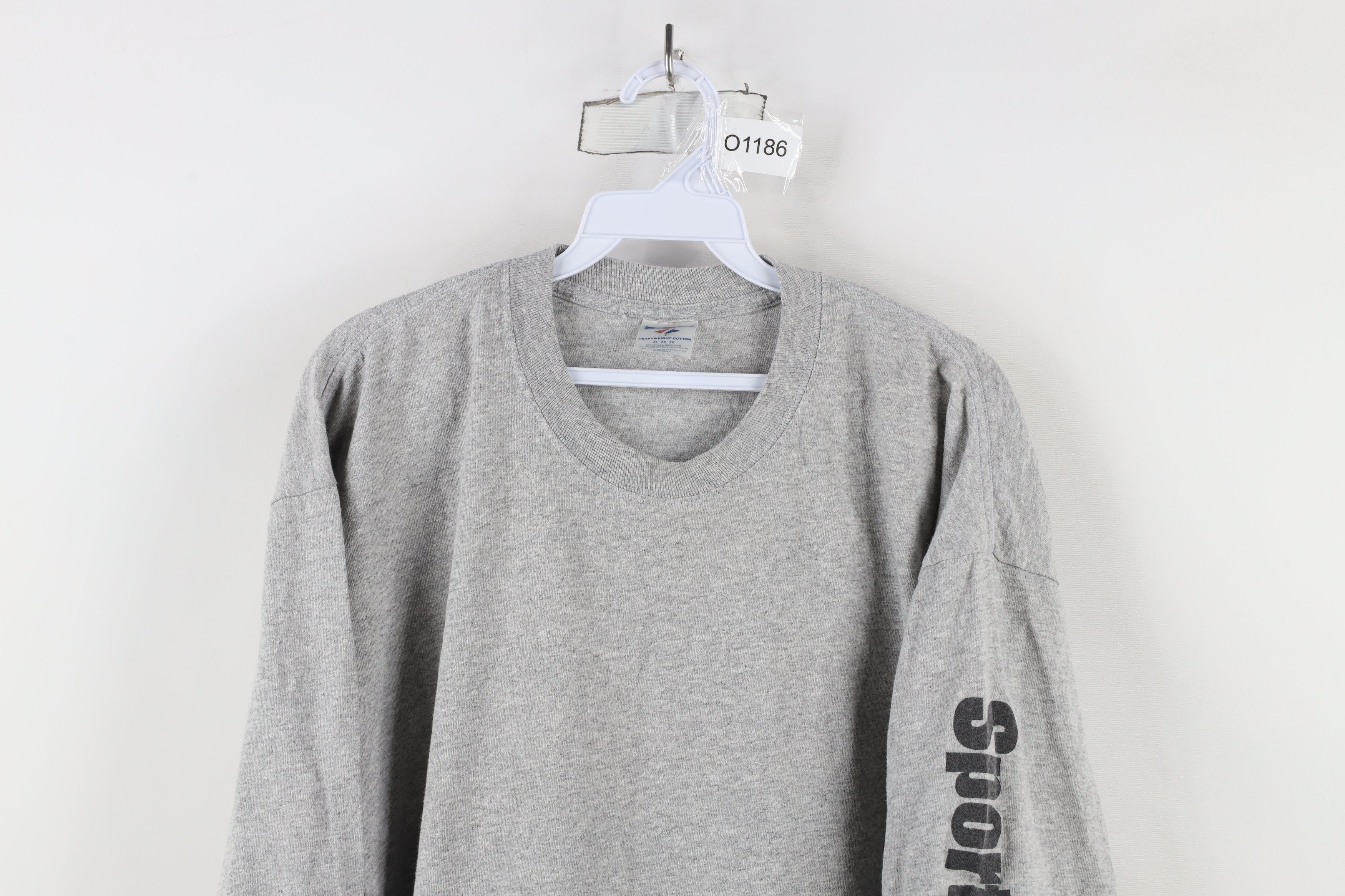 Vintage Vintage Spell Sports Illustrated Long Sleeve T-Shirt Gray Size US XL / EU 56 / 4 - 2 Thumbnail