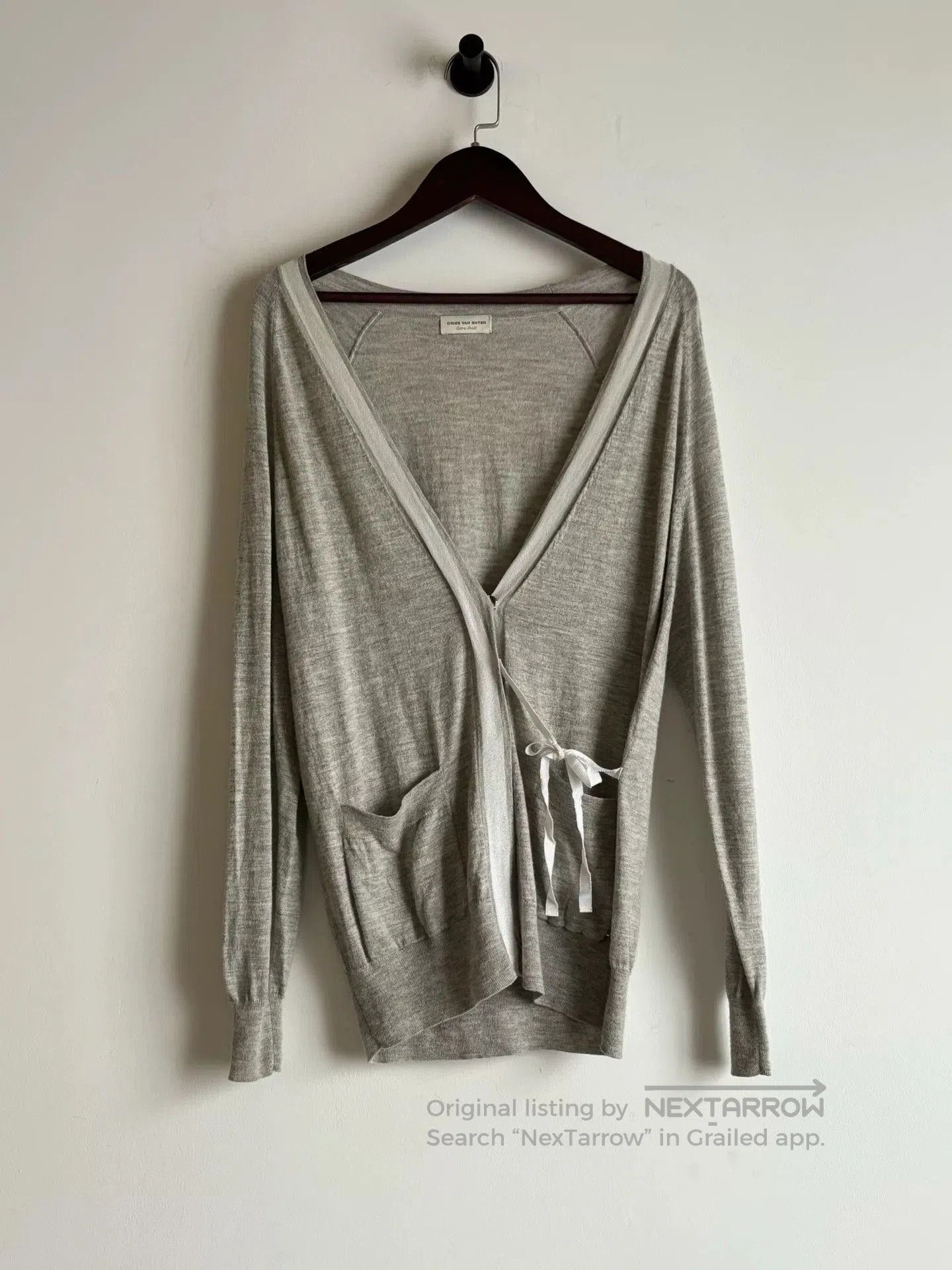 Dries Van Noten Dries Van Noten Tie-Front Cardigan XS. Size XS / US 0-2 / IT 36-38 - 1 Thumbnail