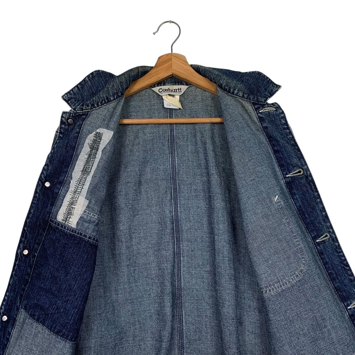 Carhartt Vintage Carhatt Denim Chore Jacket Size US L / EU 52-54 / 3 - 12 Thumbnail