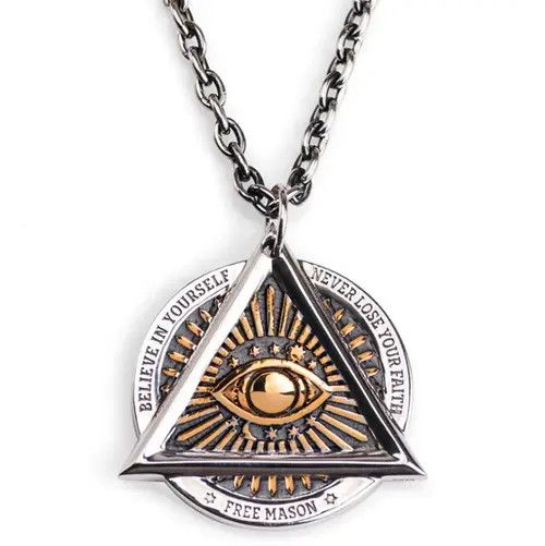 Jewelry × Vintage Retro Mythology Style Eye Necklace Size ONE SIZE - 4 Thumbnail