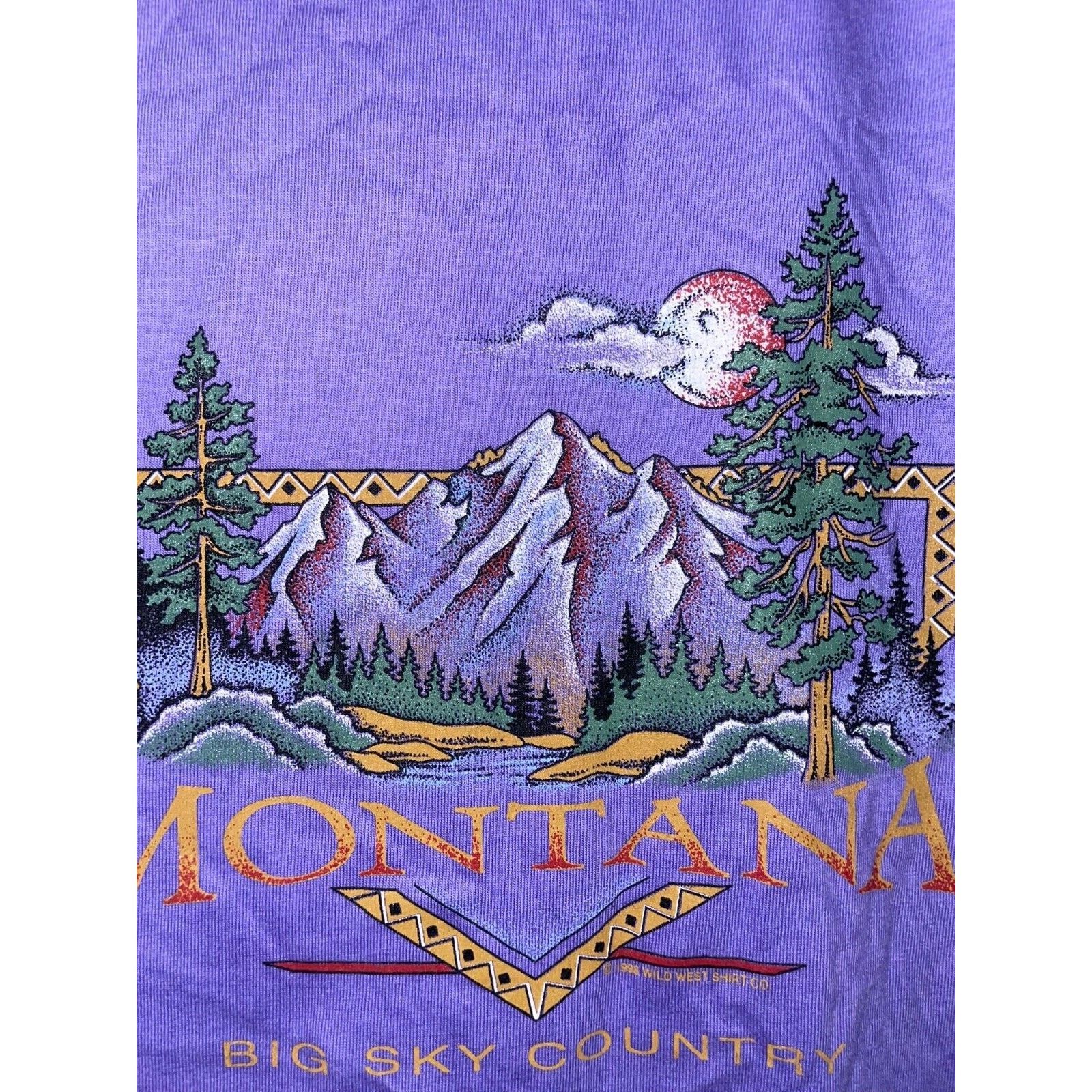 Jerzees Vintage Jerzees Montana Shirt Big Sky Country Tee VTG 90s L Size US L / EU 52-54 / 3 - 4 Thumbnail