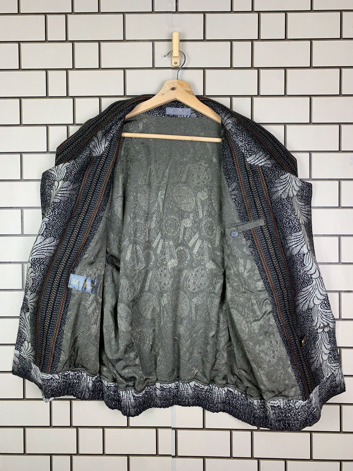Designer × Japanese Brand × Vintage Vintage Prio Alegre Flora Design Jacket Size US L / EU 52-54 / 3 - 3 Thumbnail