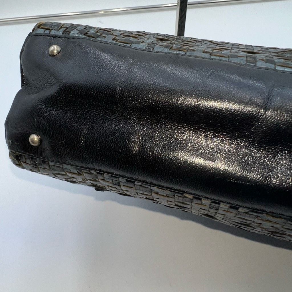 Givenchy Givenchy Vintage Woven Signature with Acrylic Handles Size ONE SIZE - 10 Thumbnail