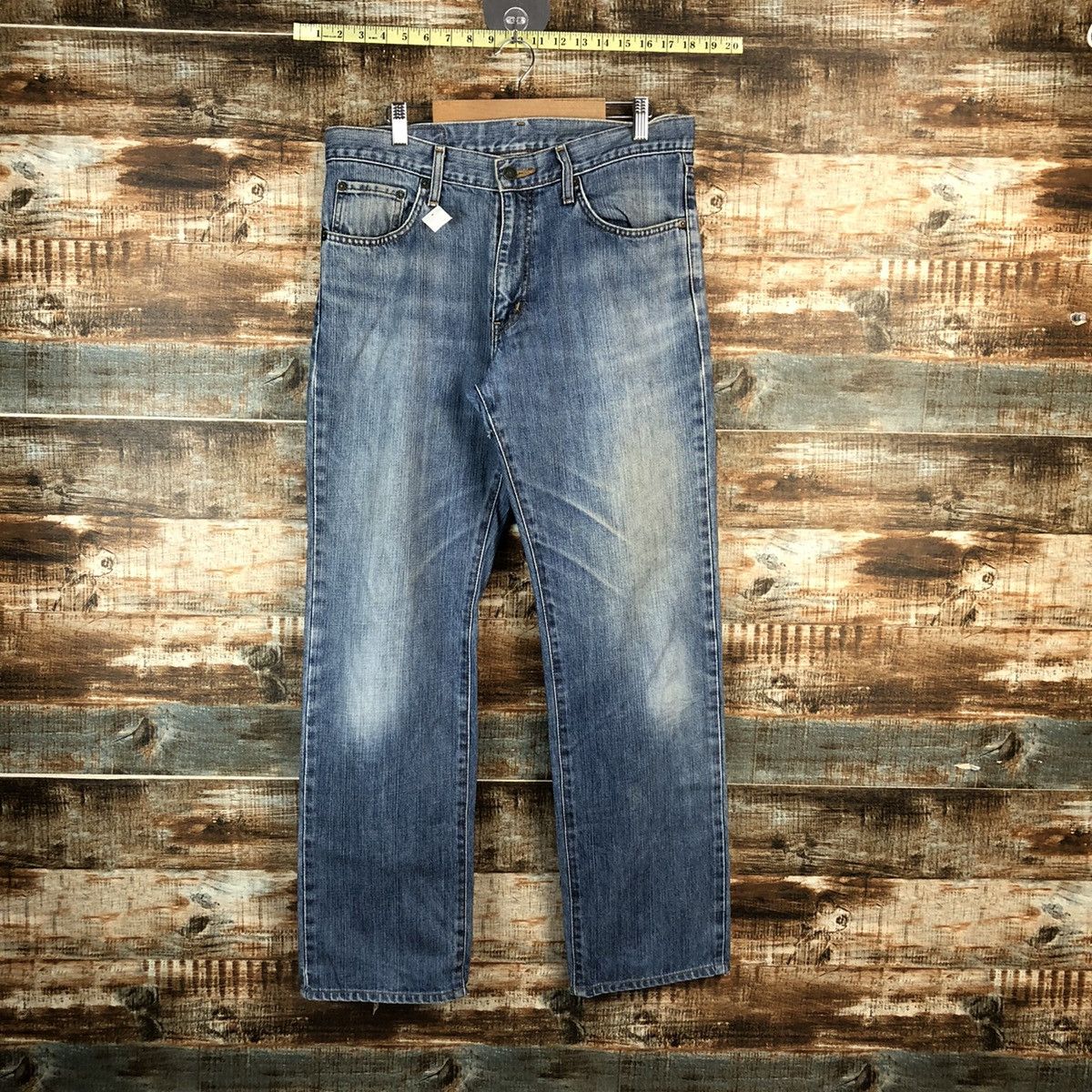 Edwin DL Edwin Japan vintage Blue Denim Pants #C186 Size US 33 - 1 Thumbnail