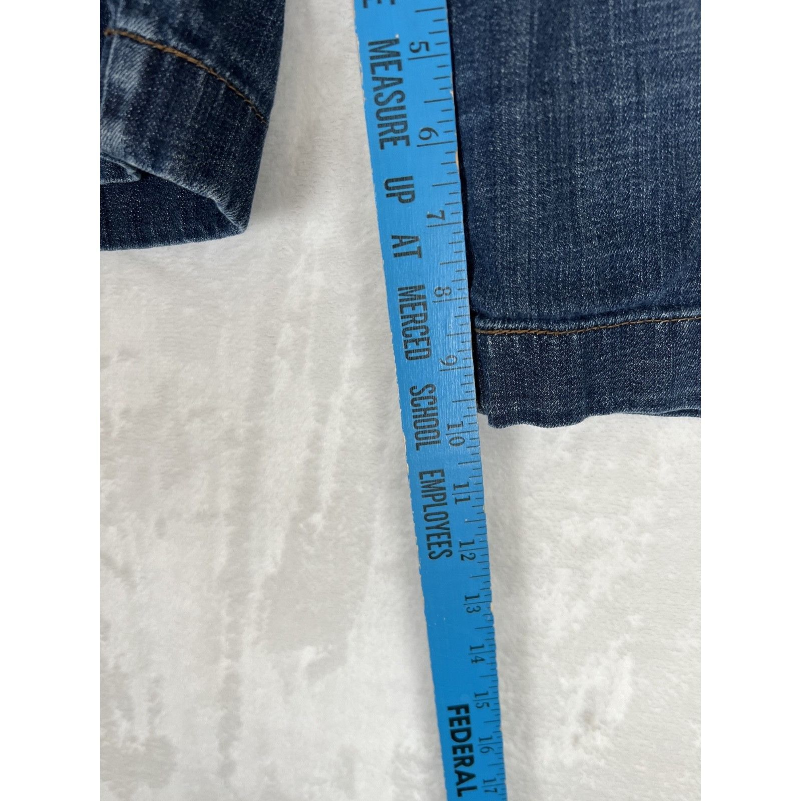 Levi's Levi’s Mid-Rise Bermuda Short Stretch Fabric Denim Women’s Size 38" / US 16 / IT 52 - 4 Thumbnail