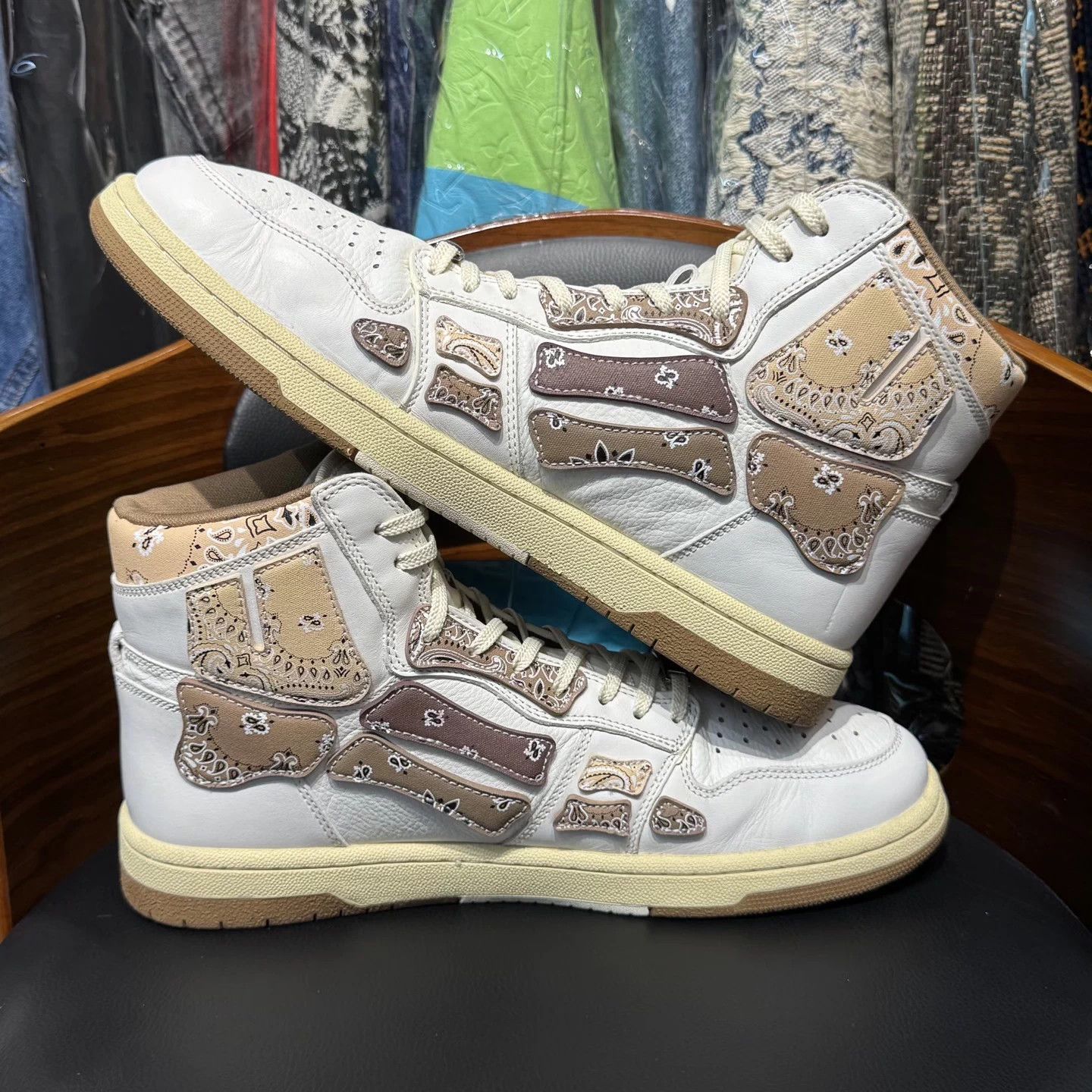 Amiri Amiri Camograss White Brown 45 Like New Worn 2x Size US 12 / EU 45 - 7 Thumbnail