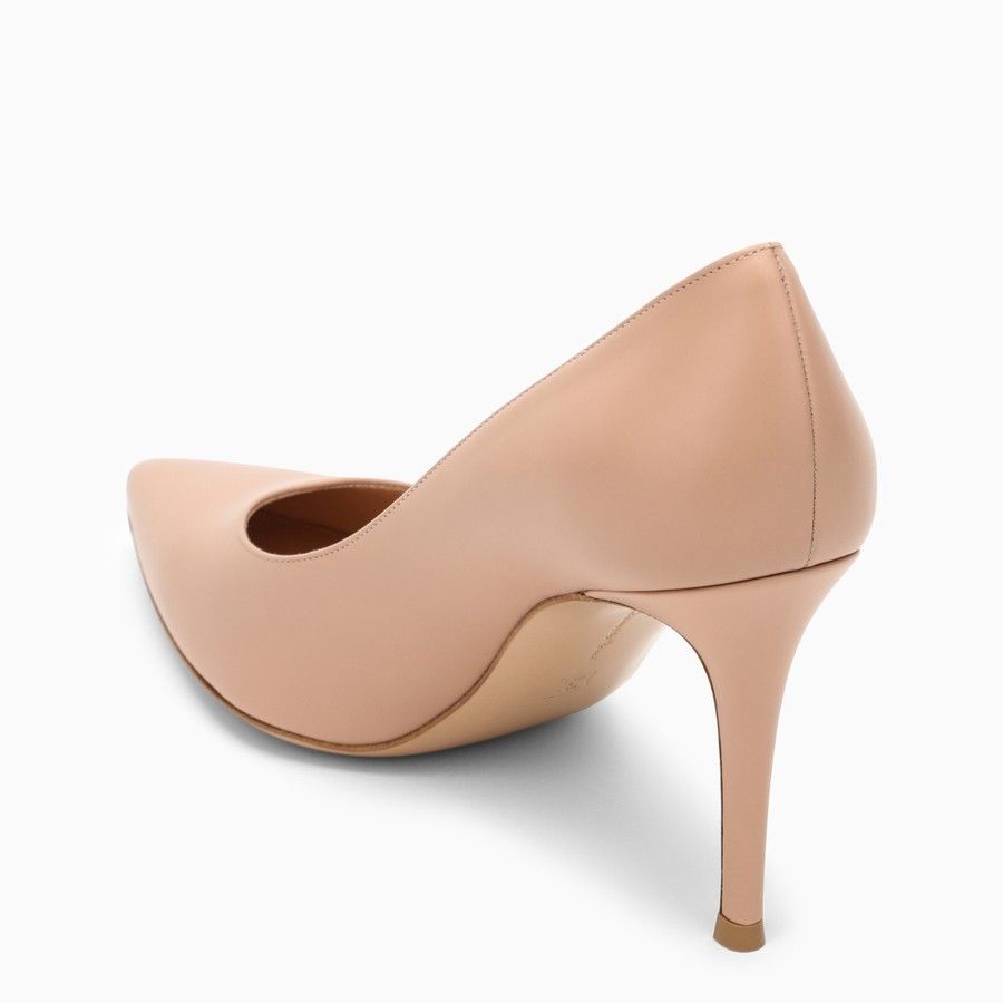 Gianvito Rossi o1d2blof0824 Leather Pumps in Peach Size US 10 / IT 40 - 4 Thumbnail