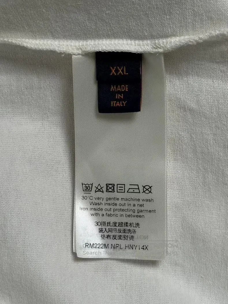 Louis Vuitton Louis Vuitton White Green Embroidered T-shirt. Size US XXL / EU 58 / 5 - 5 Thumbnail
