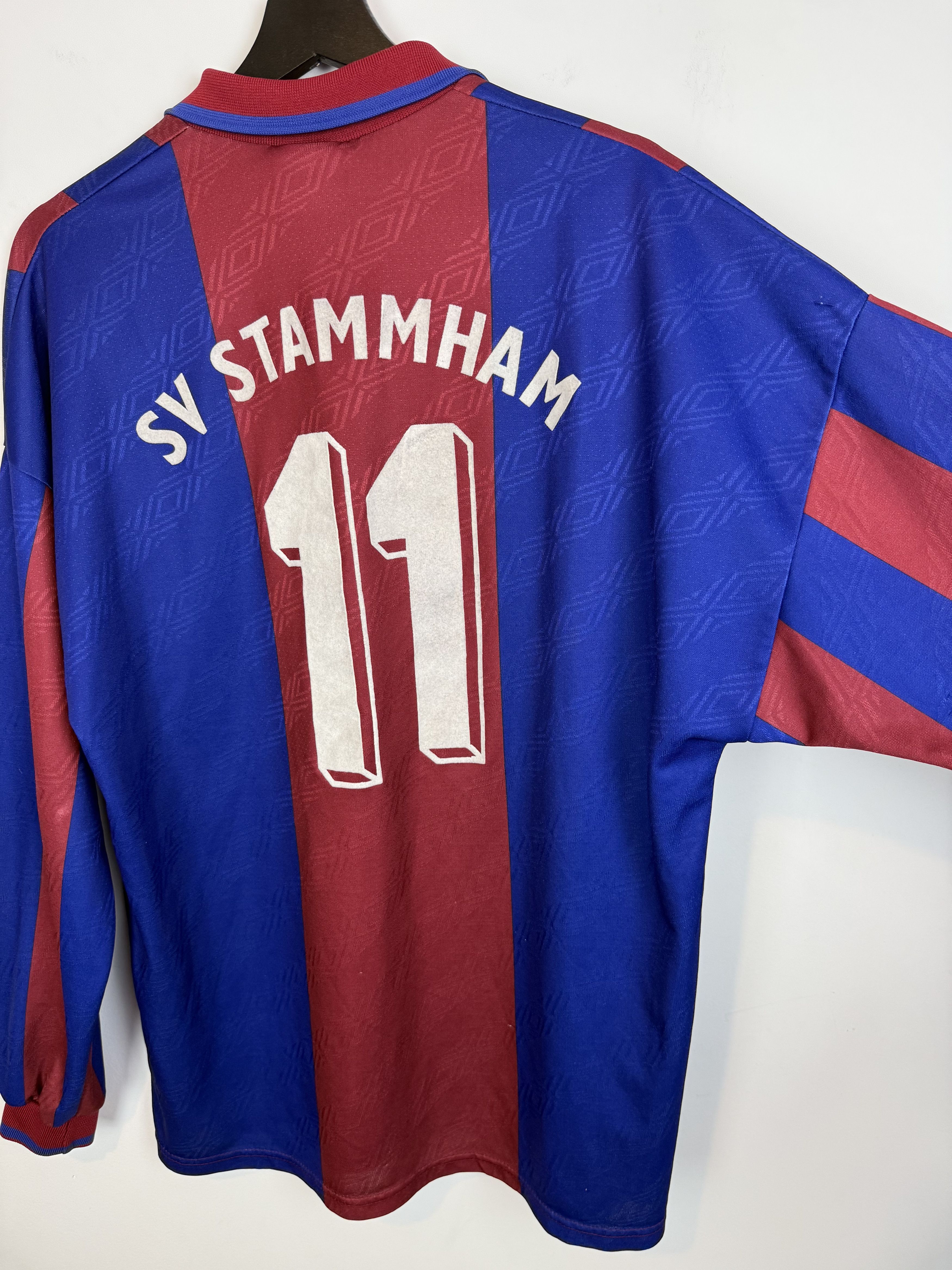 Umbro Vintage 90s Umbro SV Stammham Long Sleeve Football Shirt Size US XL / EU 56 / 4 - 9 Thumbnail
