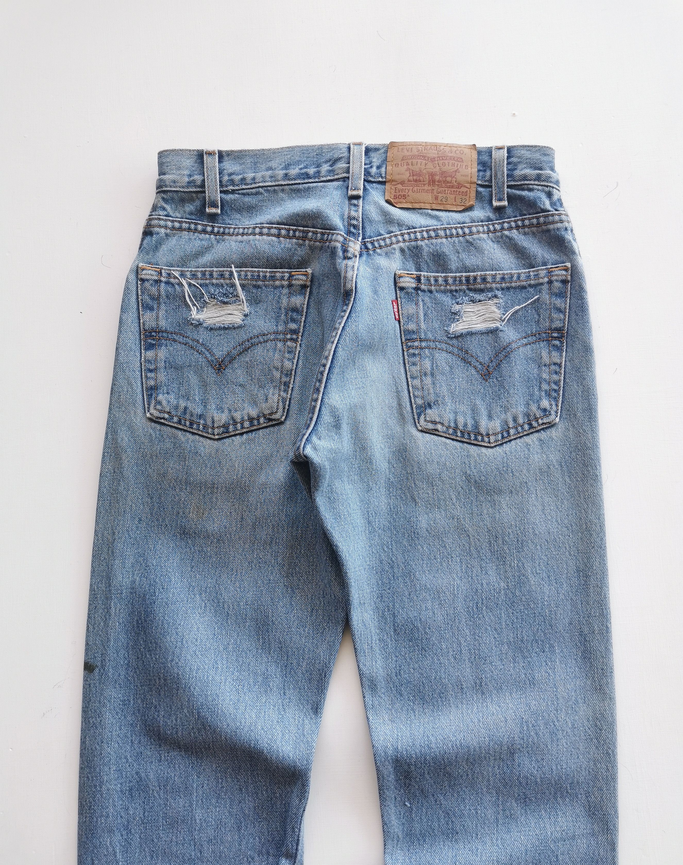 Levi's Vintage Levi's 505 Thrashed Size US 29 - 2 Thumbnail