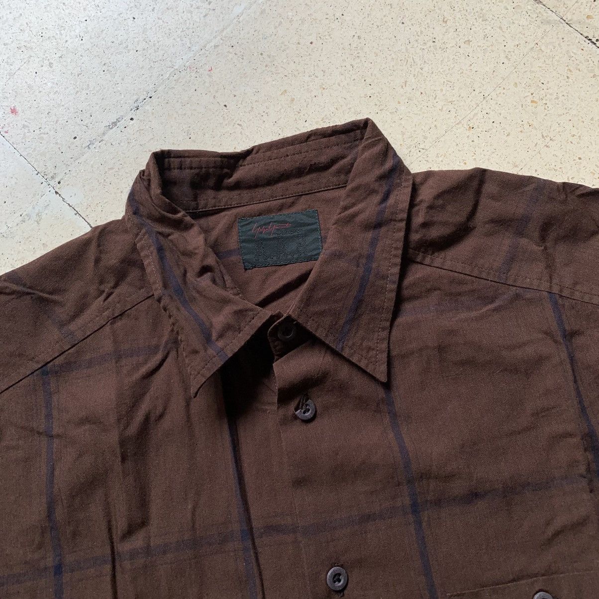 Yohji Yamamoto Vtg 90s Yohji Yamamoto A.A.R Shirt Button Up Size US L / EU 52-54 / 3 - 4 Thumbnail