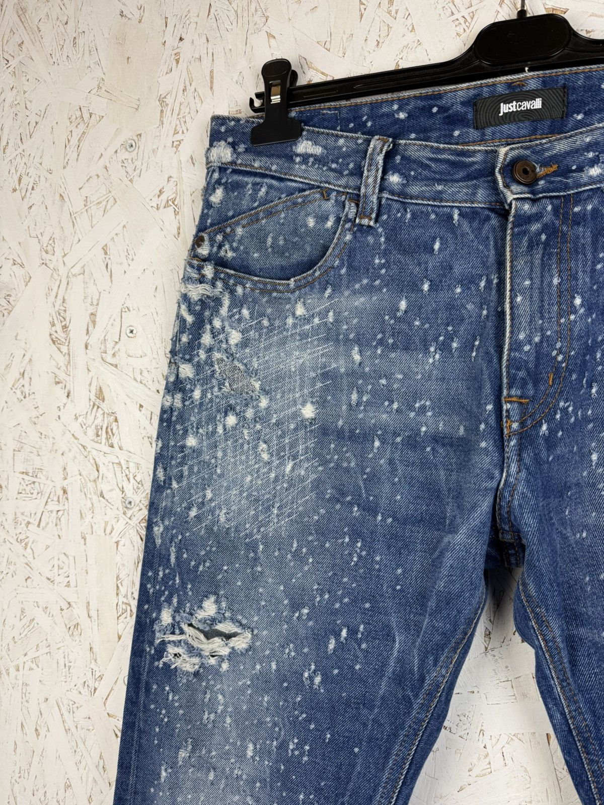 Just Cavalli Just Cavalli Destroyed Denim Jeans Pants Size 34 Size US 34 / EU 50 - 3 Thumbnail