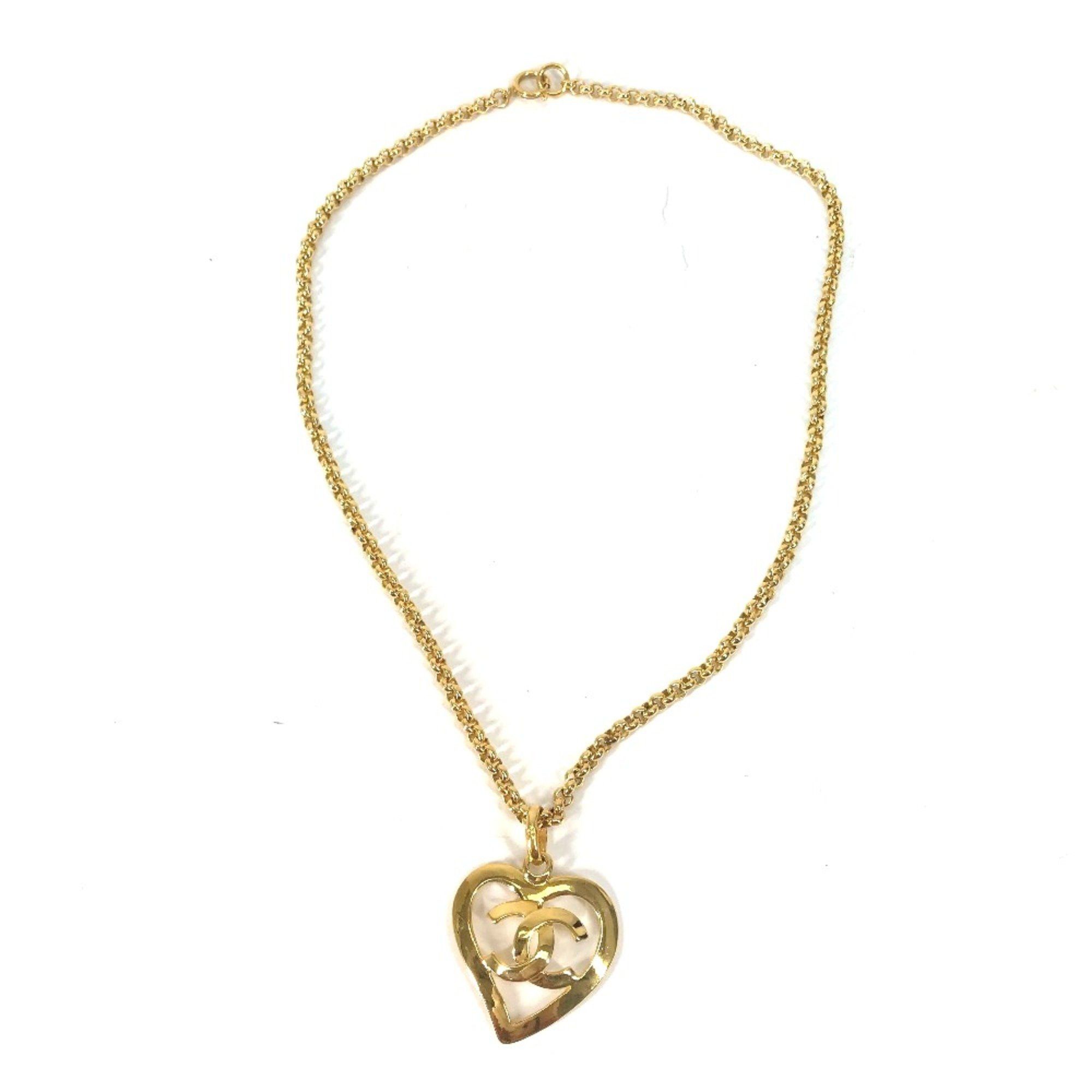 Chanel Chanel vintage Chain accessories Necklace Gold Size ONE SIZE - 1 Thumbnail