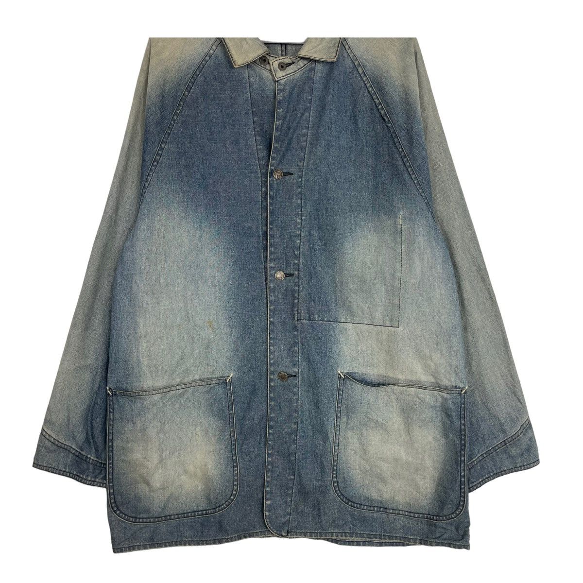 Polo Ralph Lauren × Vintage 💥POLO RALPH LAUREN WORKER CHORE DENIM JACKET Size US XL / EU 56 / 4 - 6 Thumbnail