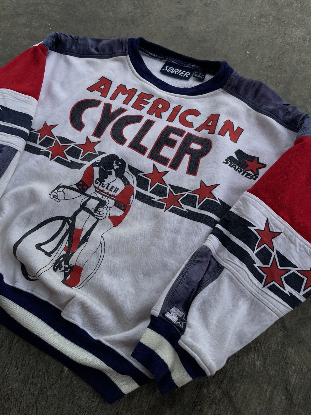 Starter Vintage 90s Starter American Cycler Multi Colour Size US M / EU 48-50 / 2 - 2 Thumbnail