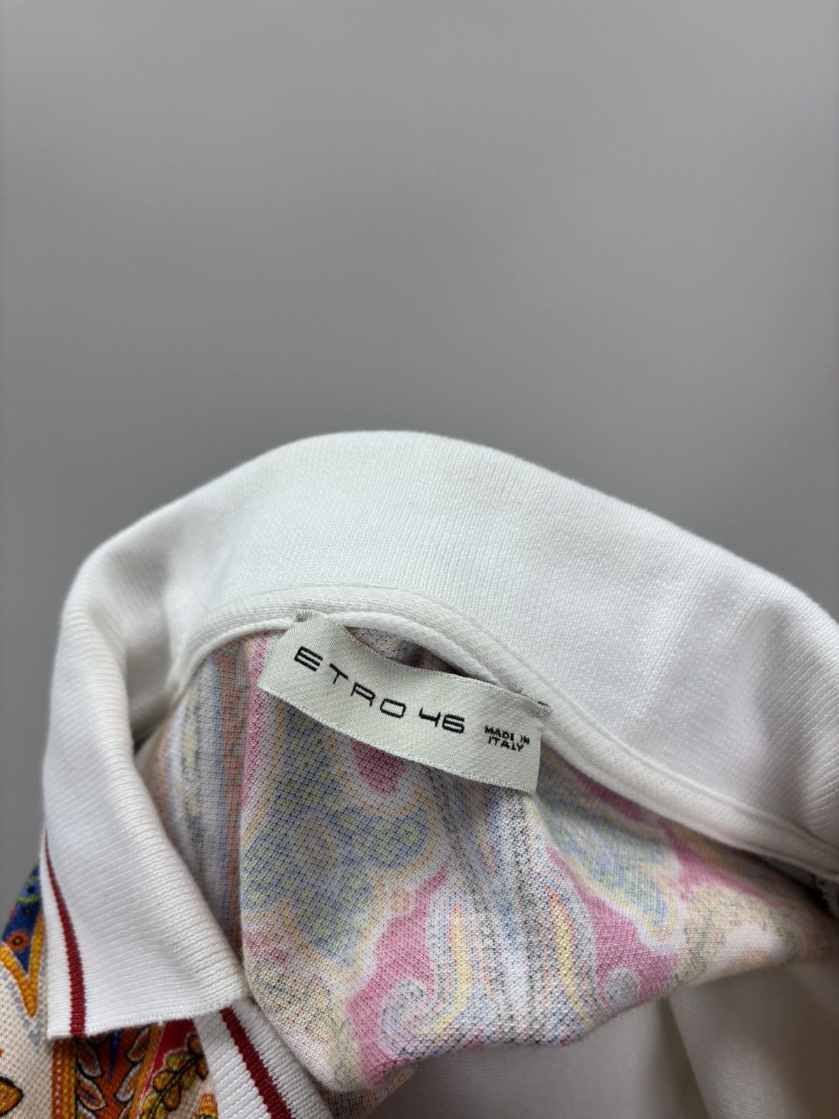 Etro Womens t shirt ETRO Size 46 Color White Size L / US 10 / IT 46 - 11 Thumbnail